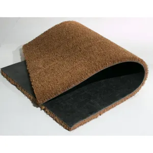 15MM Plain Brown Coir Outdoor Door Mat