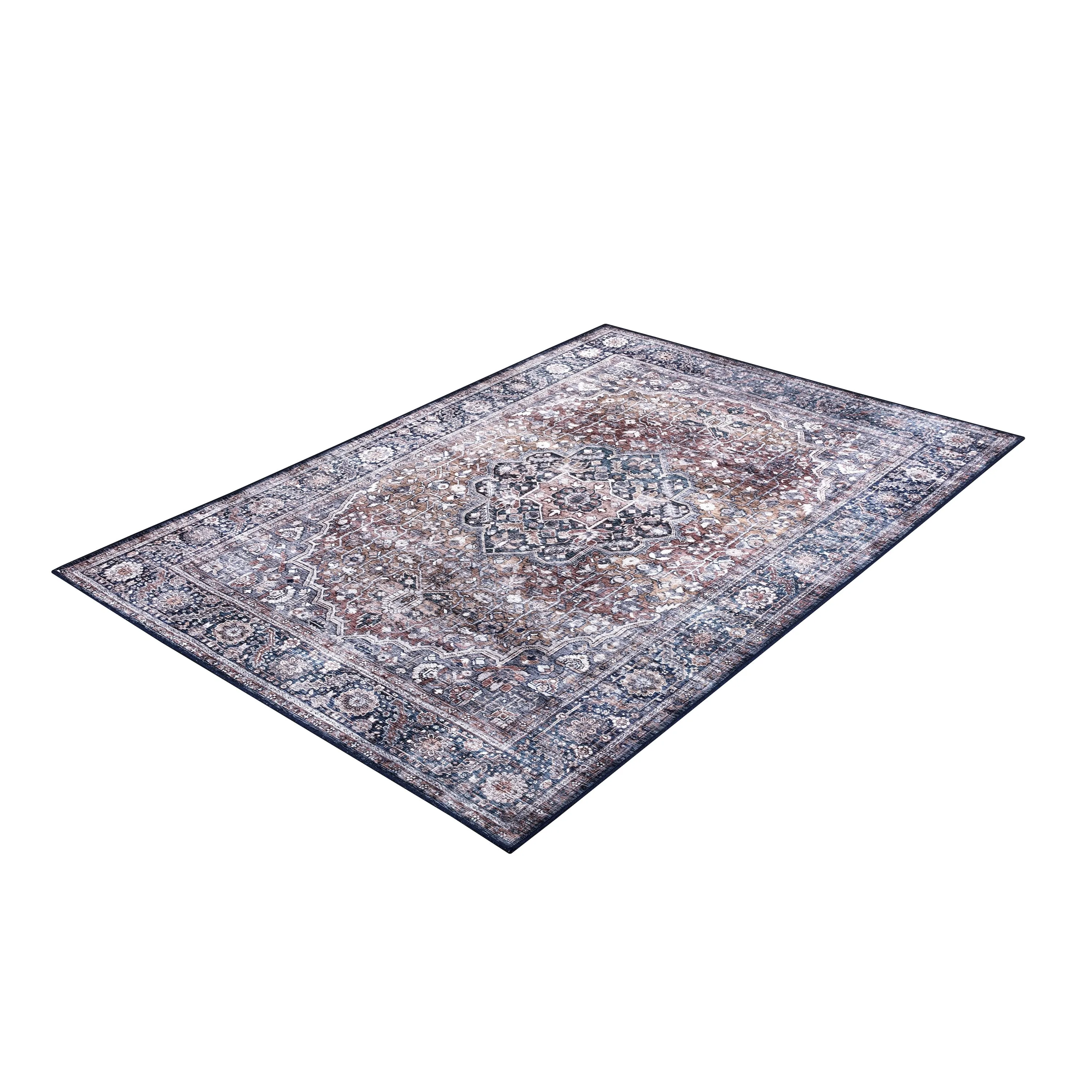 Abani Rugs Lola LOL130A Vintage Blue Terracotta Area Rug