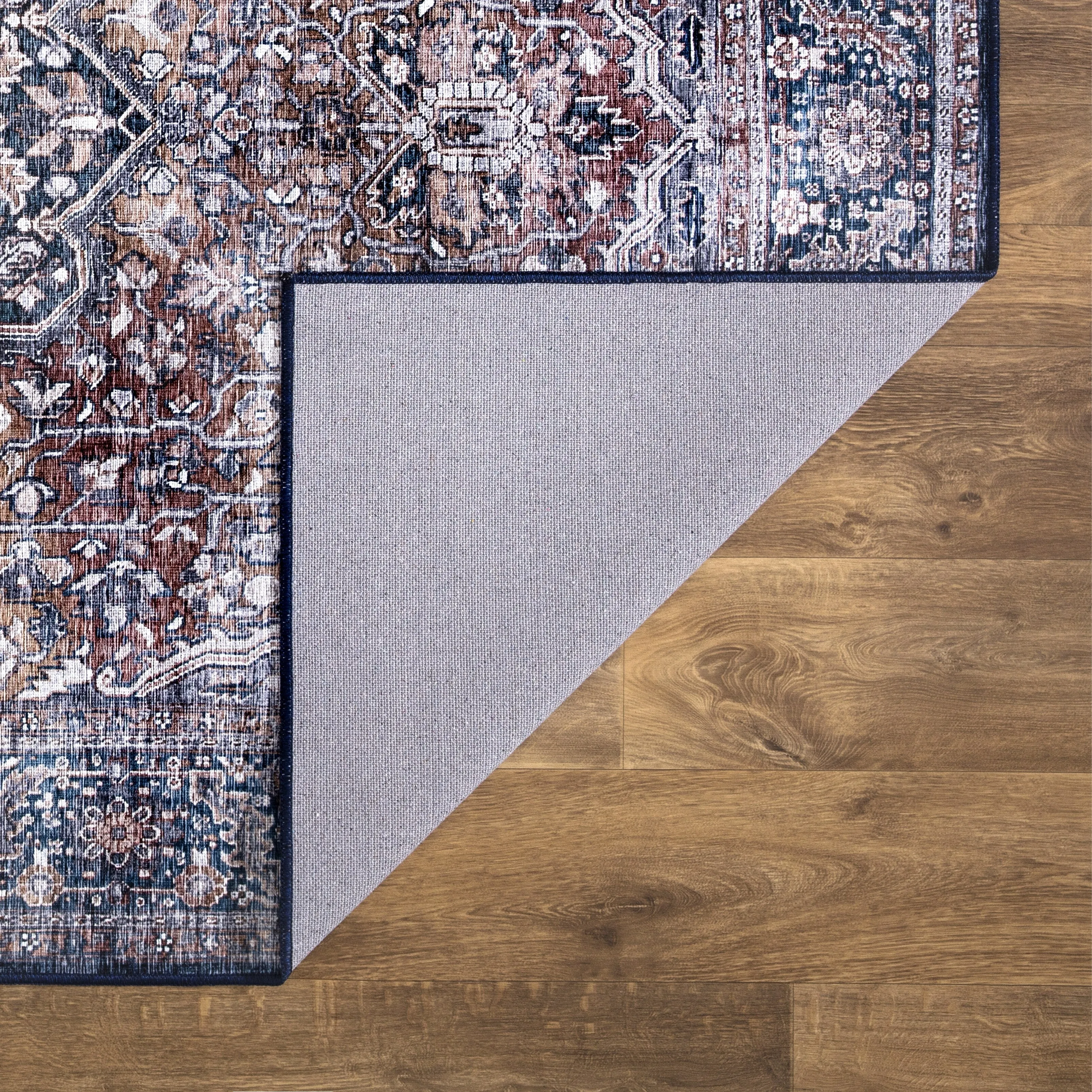 Abani Rugs Lola LOL130A Vintage Blue Terracotta Area Rug