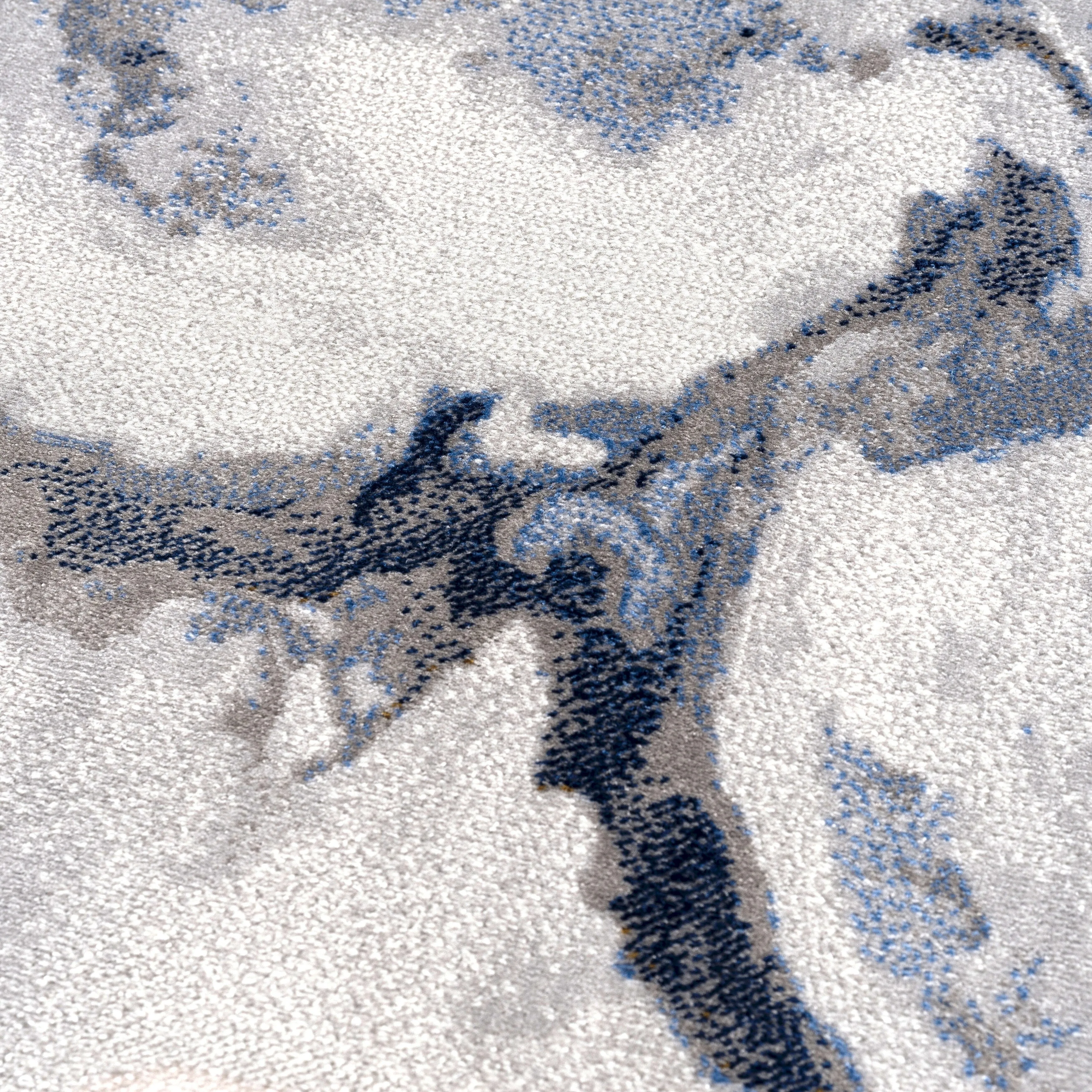 Abani Rugs Regal REG140A Abstract Grey Blue Area Rug