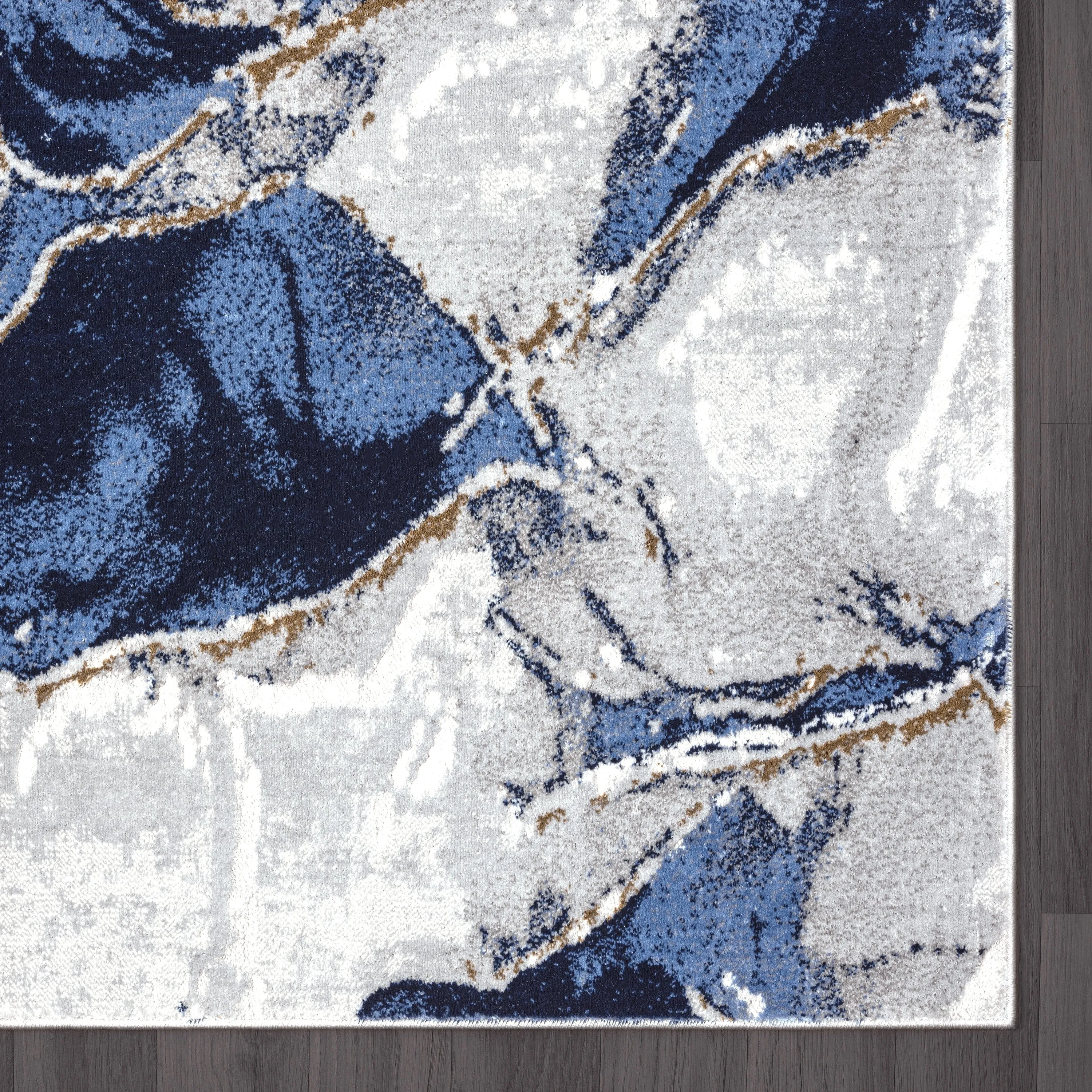 Abani Rugs Regal REG220A Grey Blue Abstract Area Rug