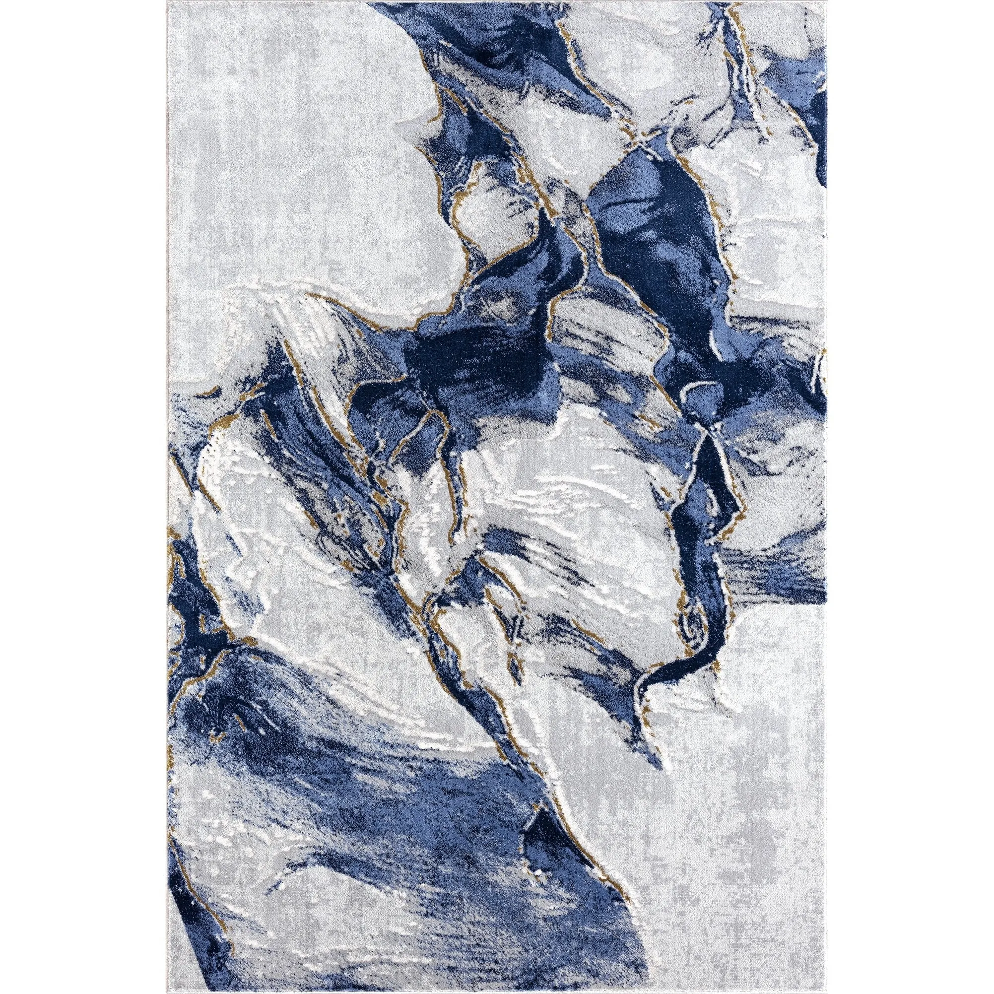 Abani Rugs Regal REG220A Grey Blue Abstract Area Rug