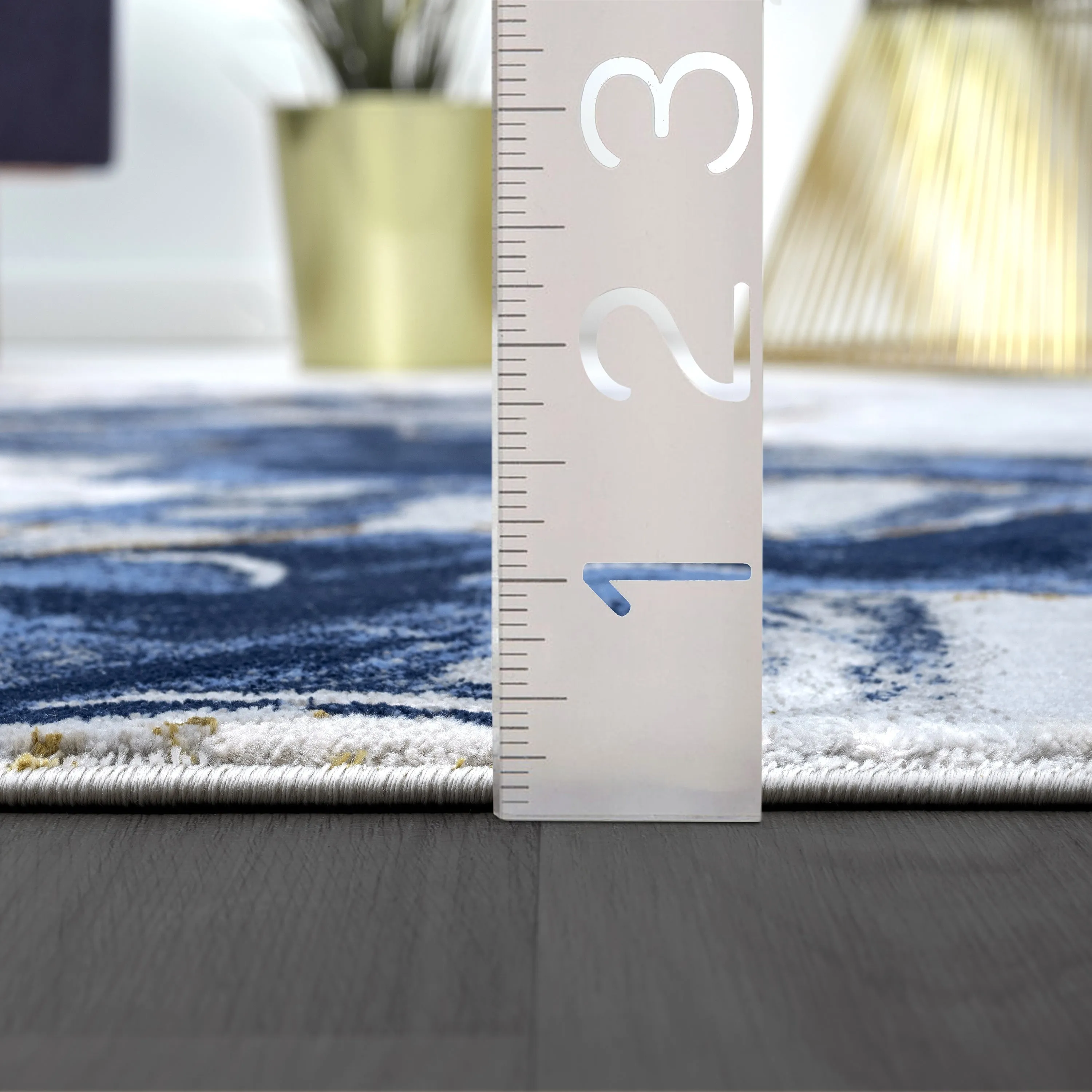 Abani Rugs Regal REG220A Grey Blue Abstract Area Rug