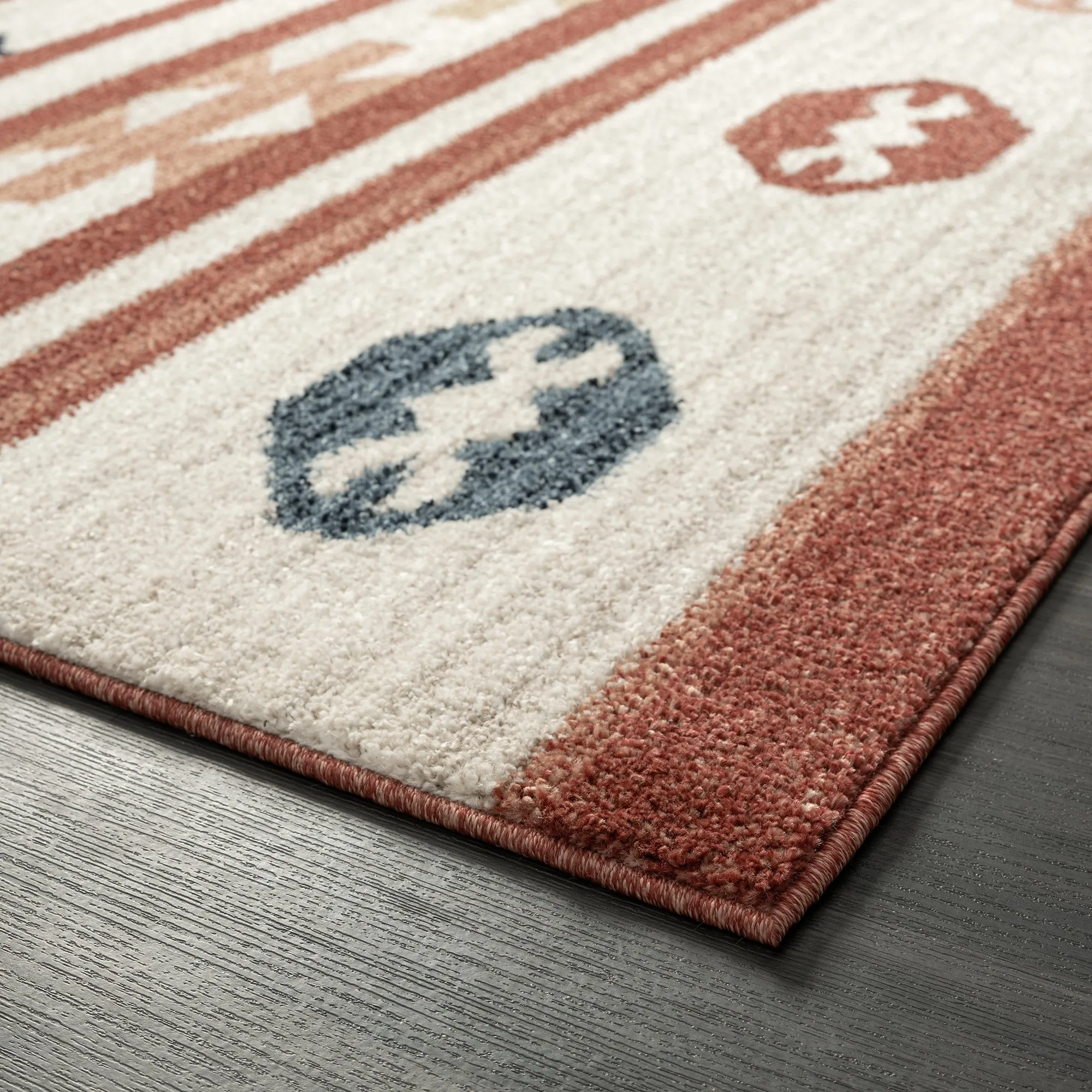 Abani Rugs Sedona SED200A Southwestern Tribal Rust Area Rug