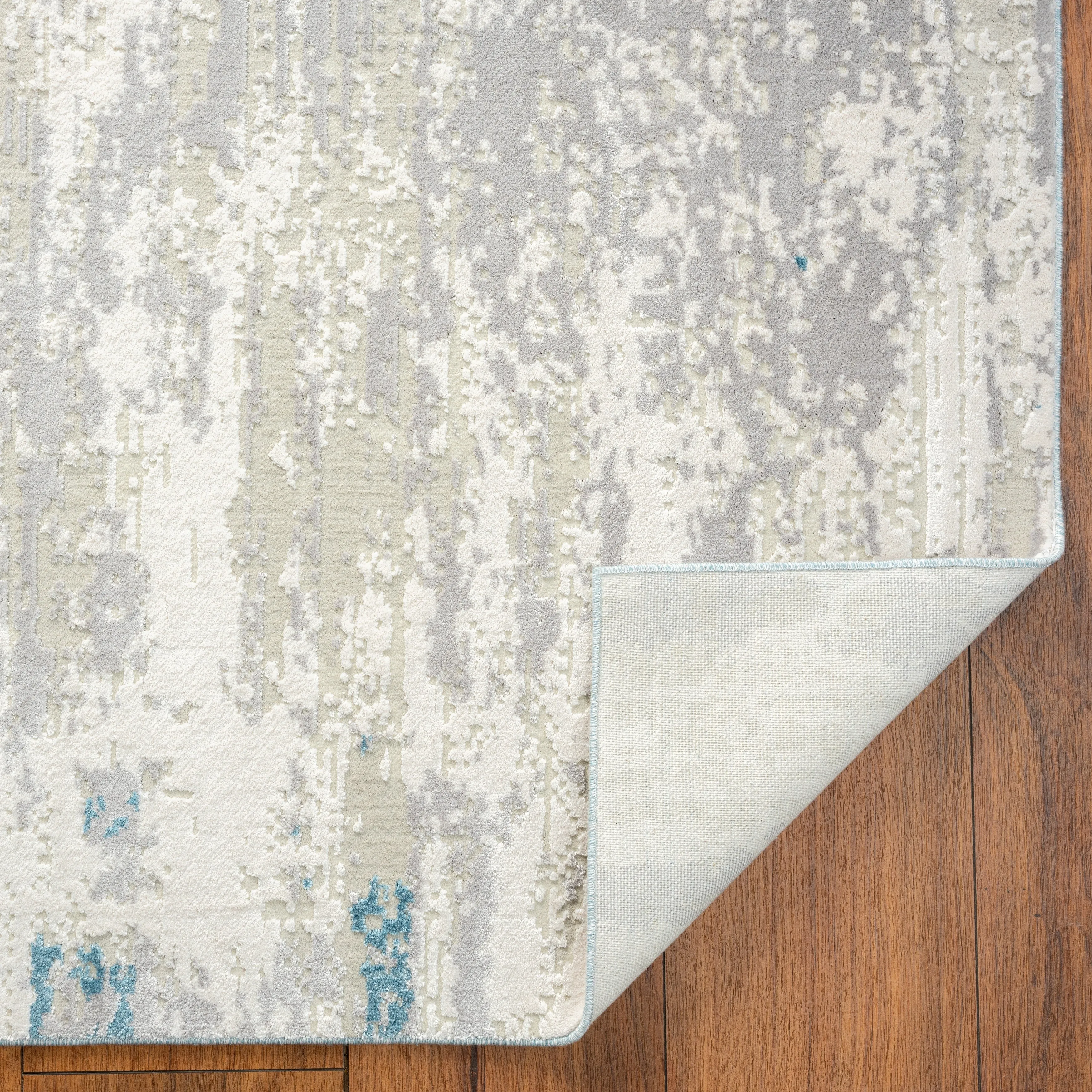 Abstract Grey Tones Area Rug