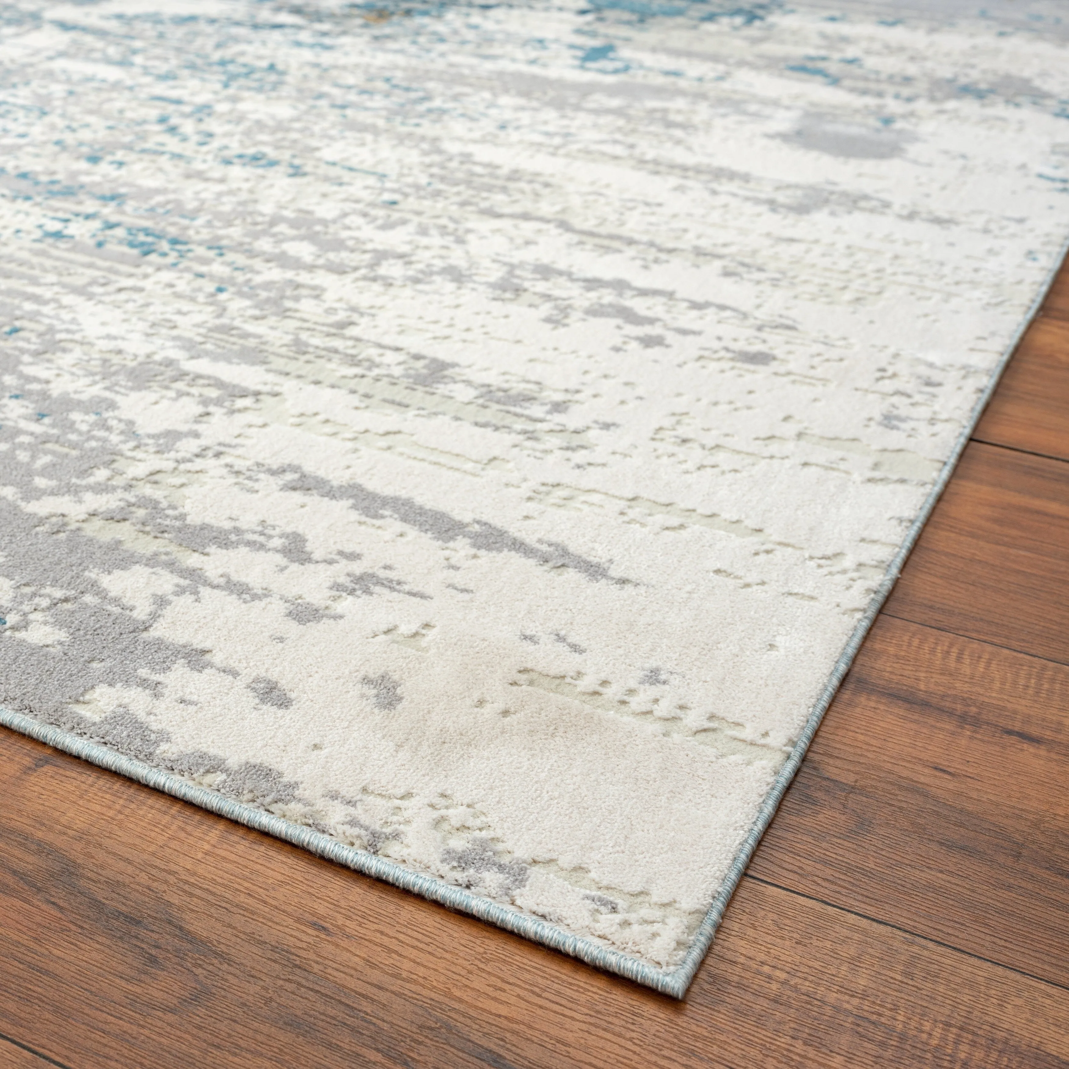 Abstract Grey Tones Area Rug