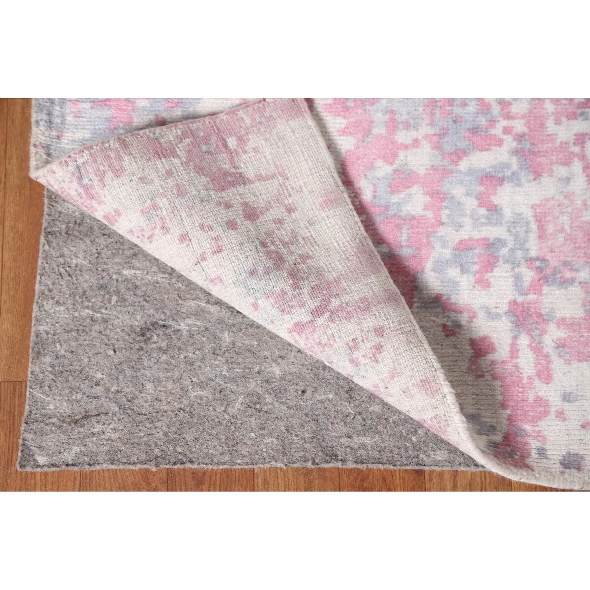 Abstract Modern Area Rug Hand-knotted Wool Carpet - 7'10x 9'11