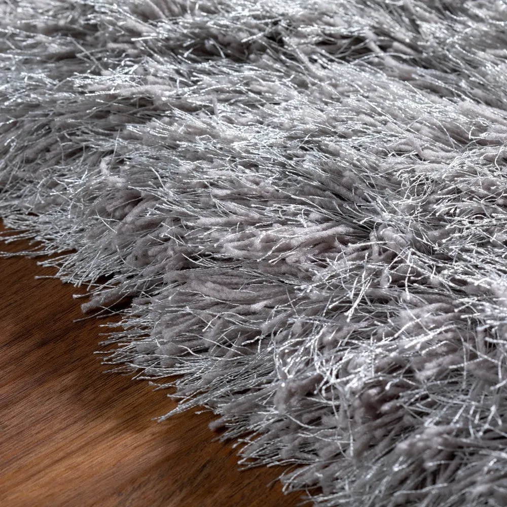 Addison Aurora Deeply Complex Modern Grey Shag Area Rug