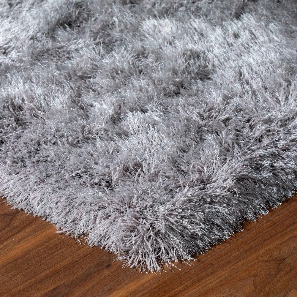 Addison Aurora Deeply Complex Modern Grey Shag Area Rug
