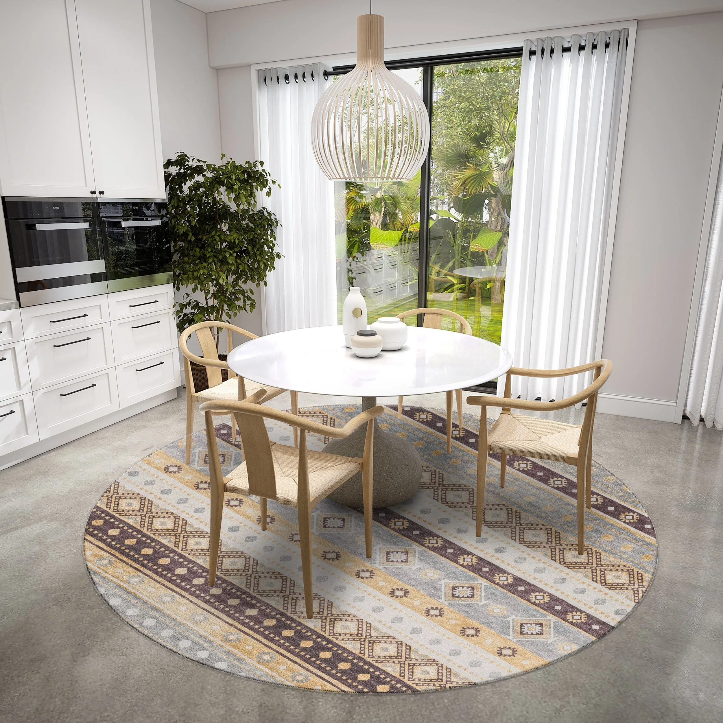 Addison Indoor/ Outdoor Yuma Southwest Boho Washable Rug