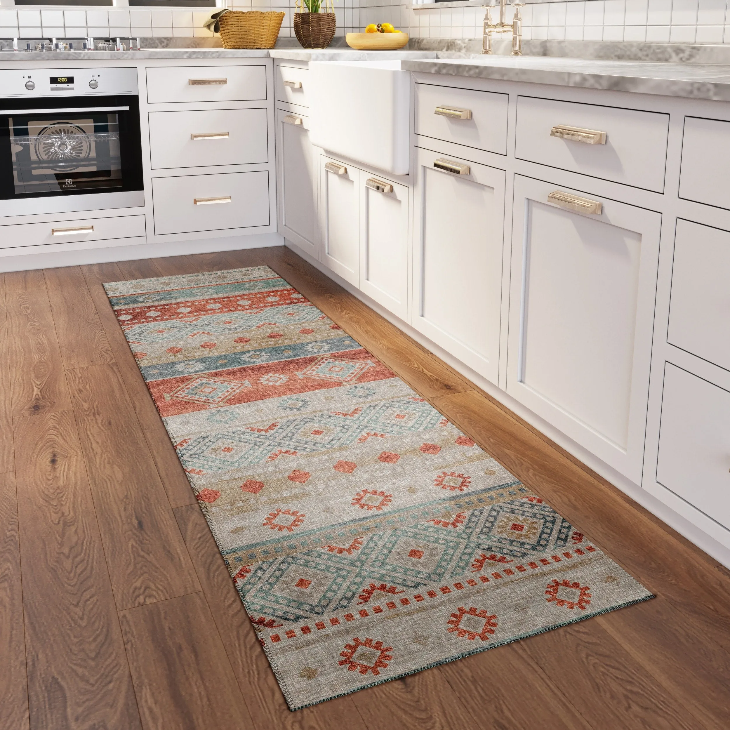 Addison Indoor/ Outdoor Yuma Southwest Boho Washable Rug