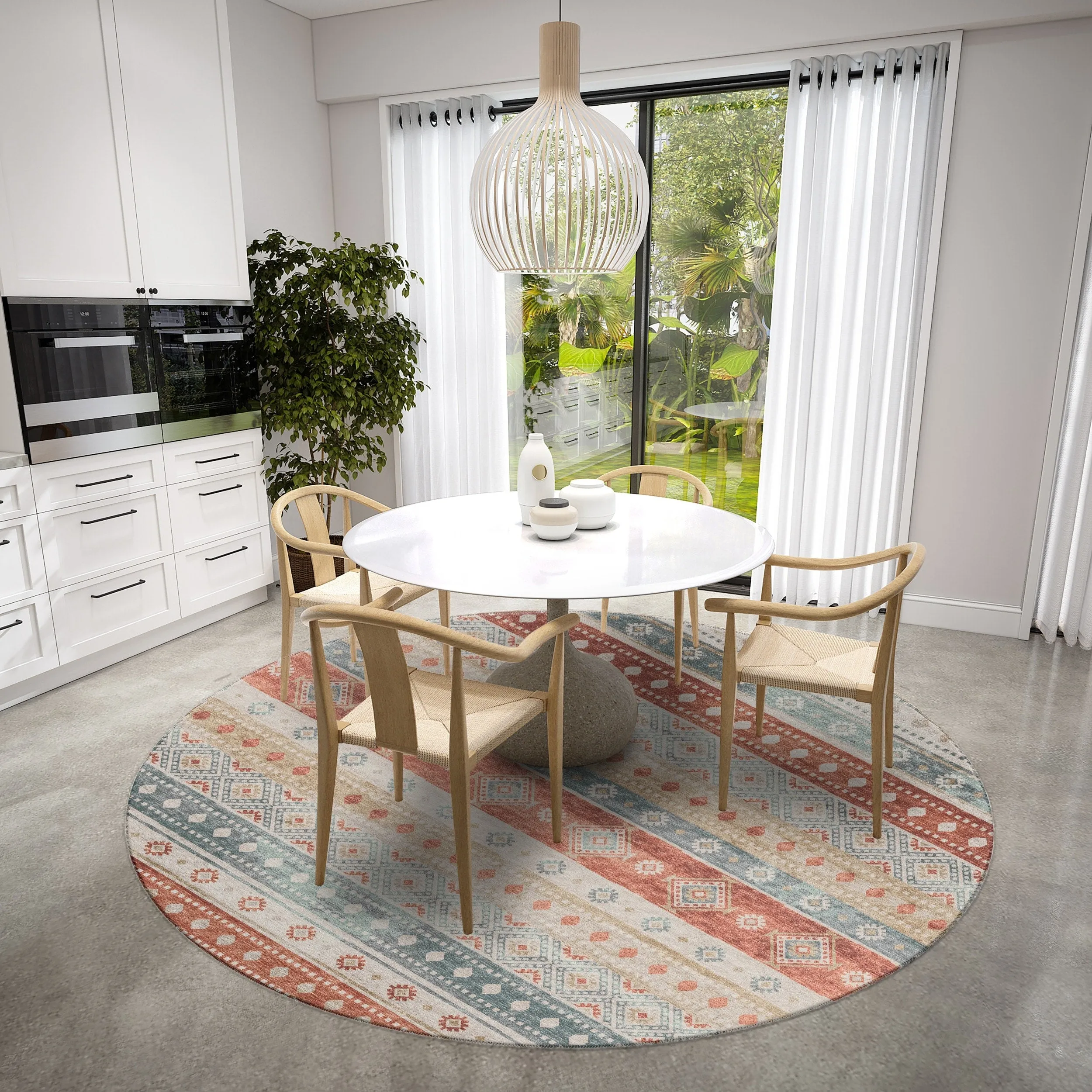 Addison Indoor/ Outdoor Yuma Southwest Boho Washable Rug