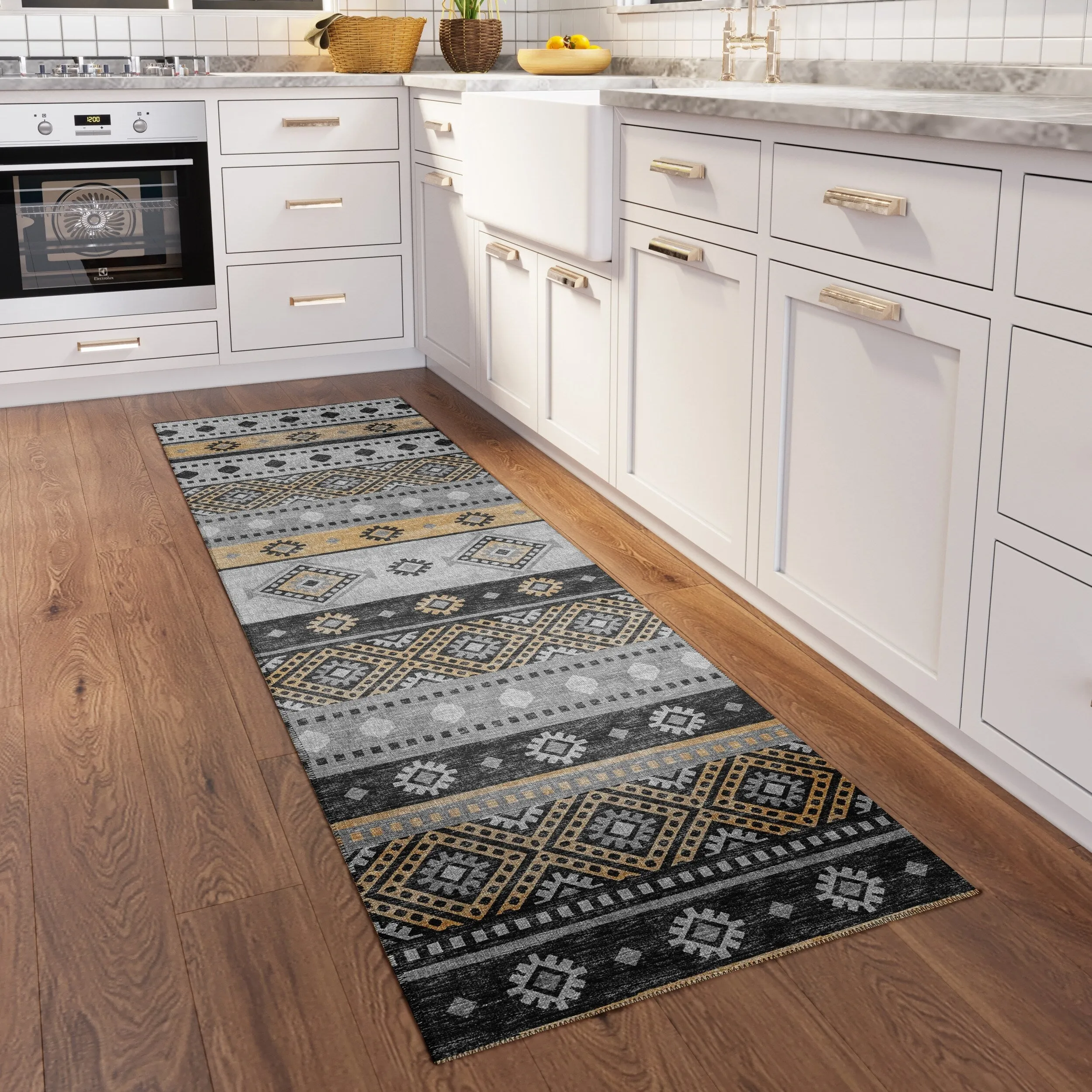 Addison Indoor/ Outdoor Yuma Southwest Boho Washable Rug