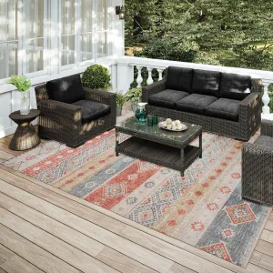 Addison Indoor/ Outdoor Yuma Southwest Boho Washable Rug
