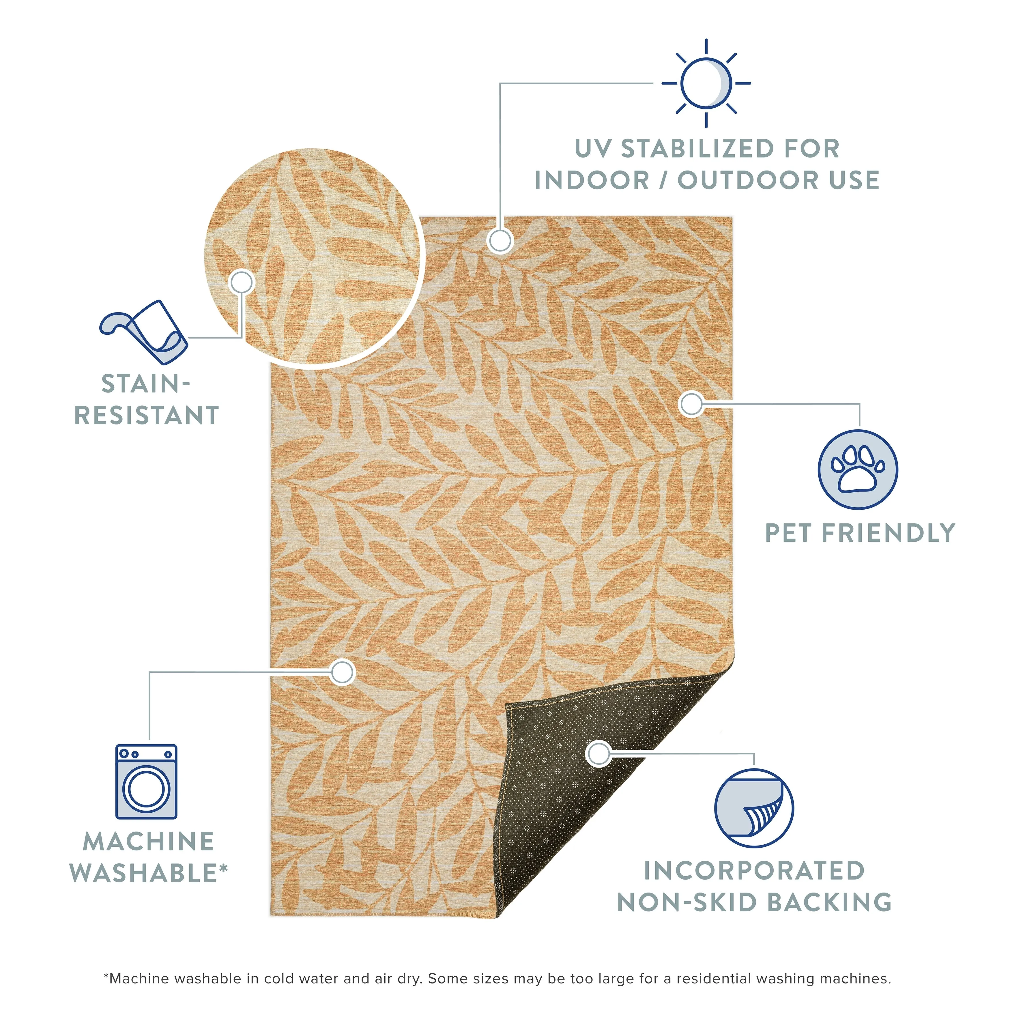 Addison Indoor/ Outdoor Yuma Southwest Boho Washable Rug