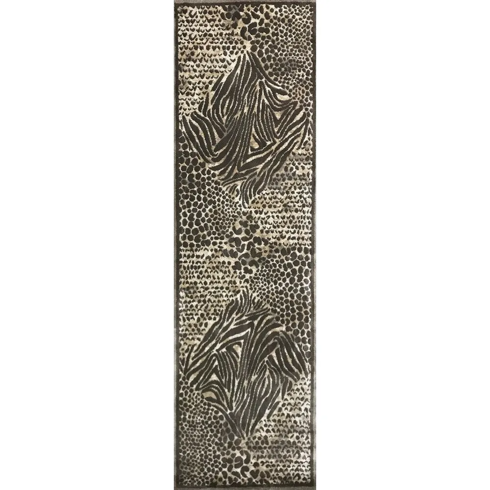 Admire Home Living Gallina Contemporary Animal Print Area Rug