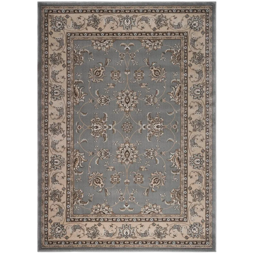 Admire Home Living Plaza Traditional Oriental Floral Scroll Pattern Area Rug