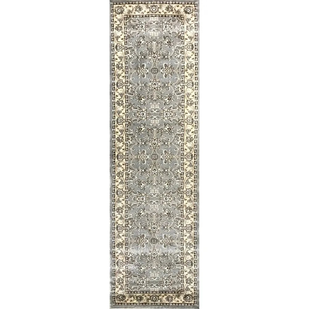 Admire Home Living Plaza Traditional Oriental Floral Scroll Pattern Area Rug