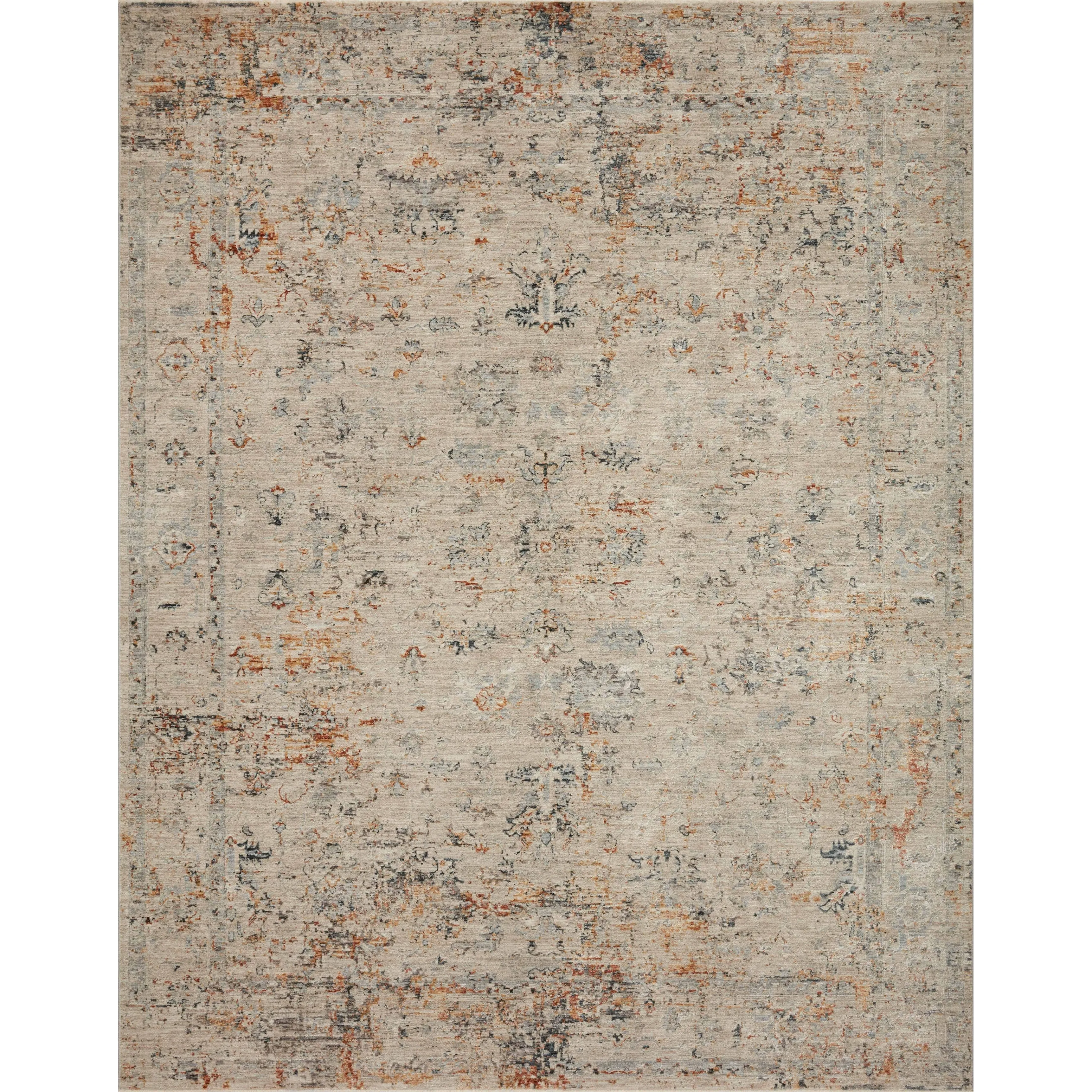 Alexander Home Alexis Modern Distressed Abstract Area Rug