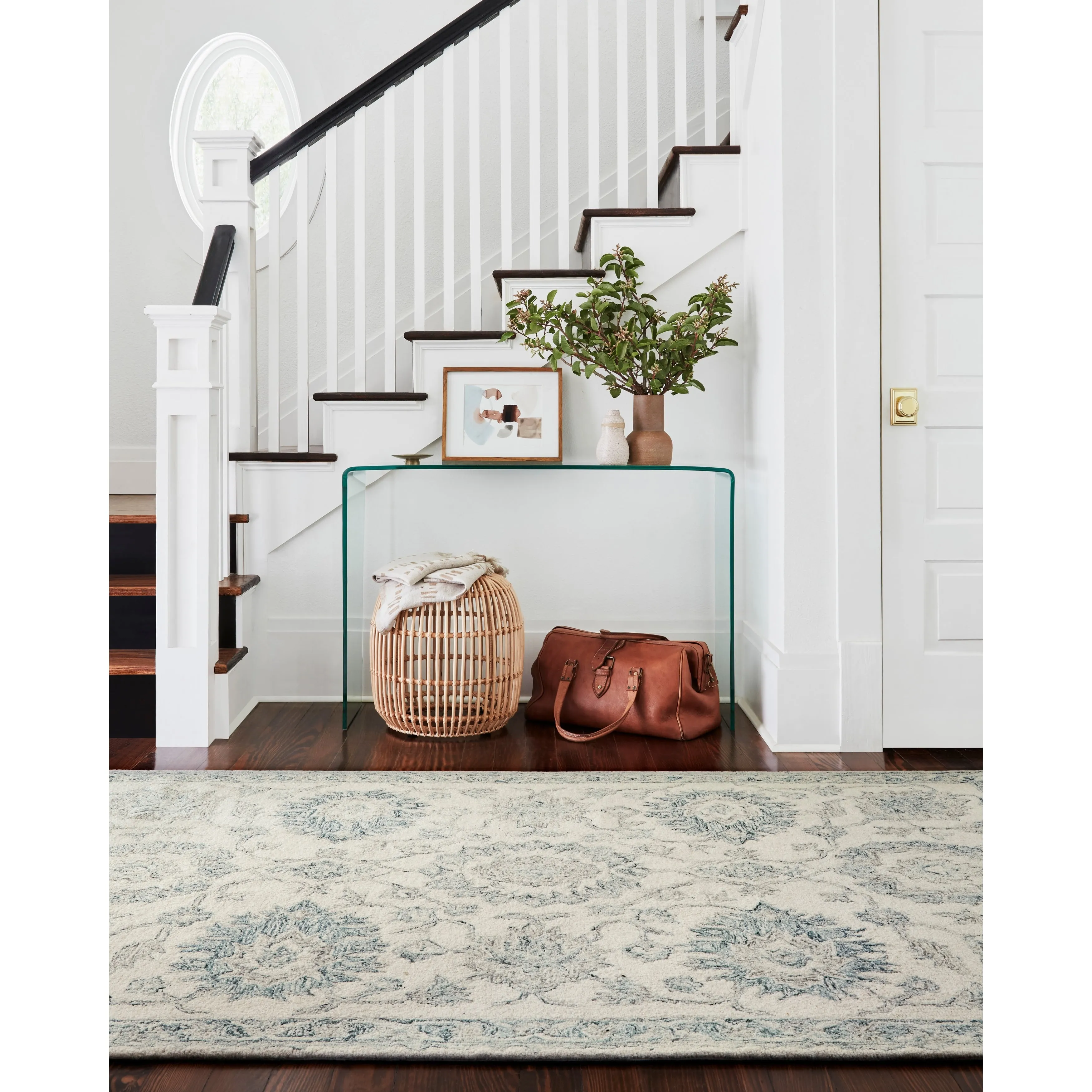 Alexander Home Annabelle Botanical Vineyard Hand-Hooked Wool Rug