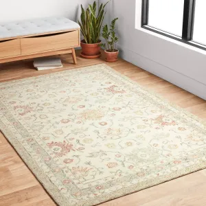 Alexander Home Annabelle Sunrise Hand-Hooked Traditional Wool Rug