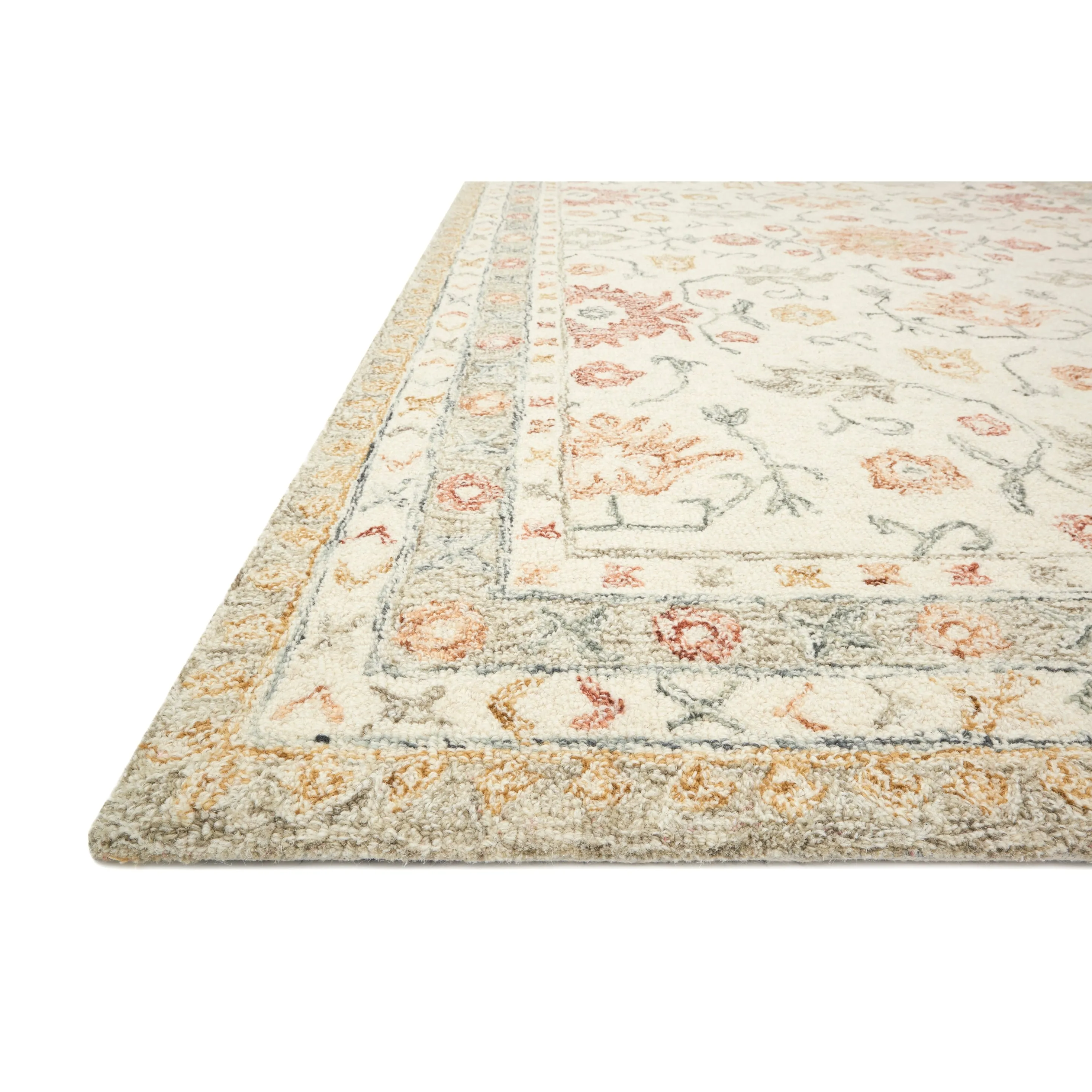 Alexander Home Annabelle Sunrise Hand-Hooked Traditional Wool Rug