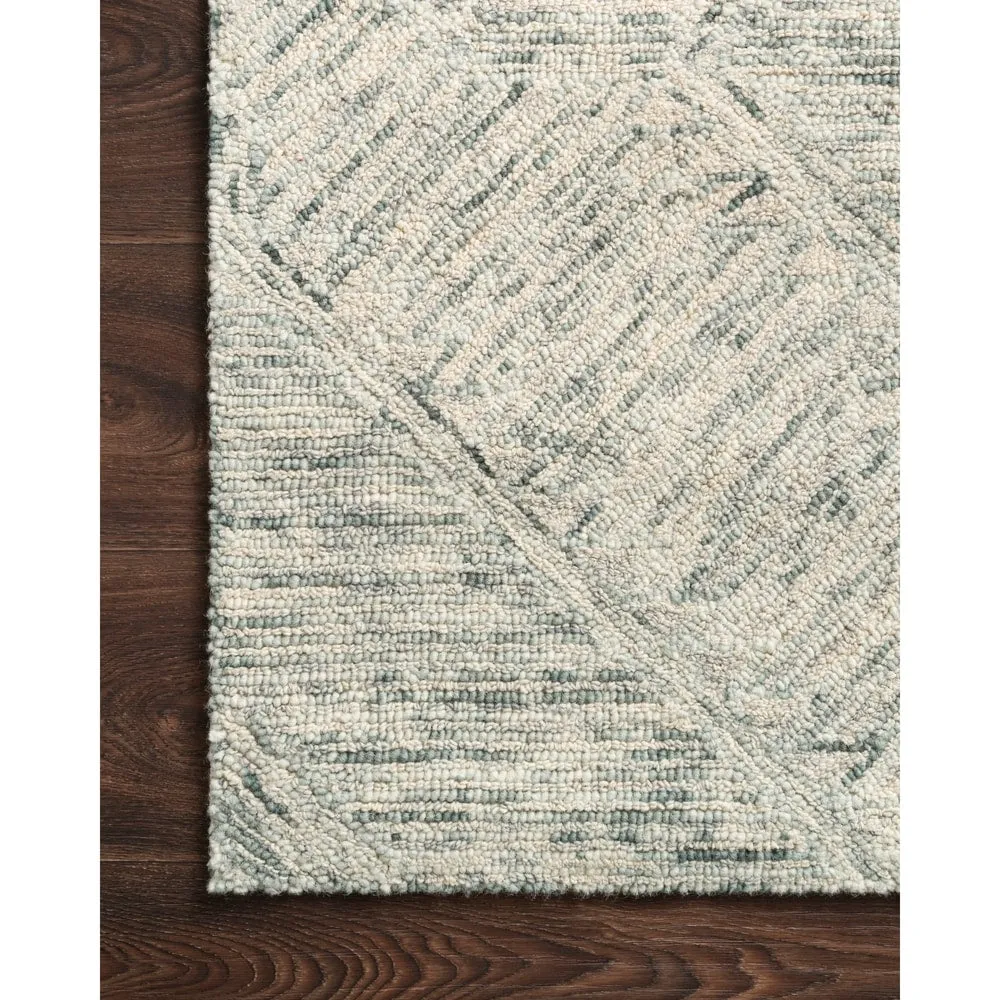 Alexander Home Aspen Sky Hand-tufted Wool Contemporary Rug