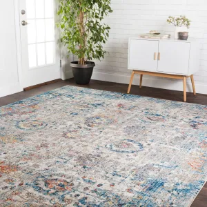 Alexander Home Athens Boho Abstract Ocean Distressed Area Rug