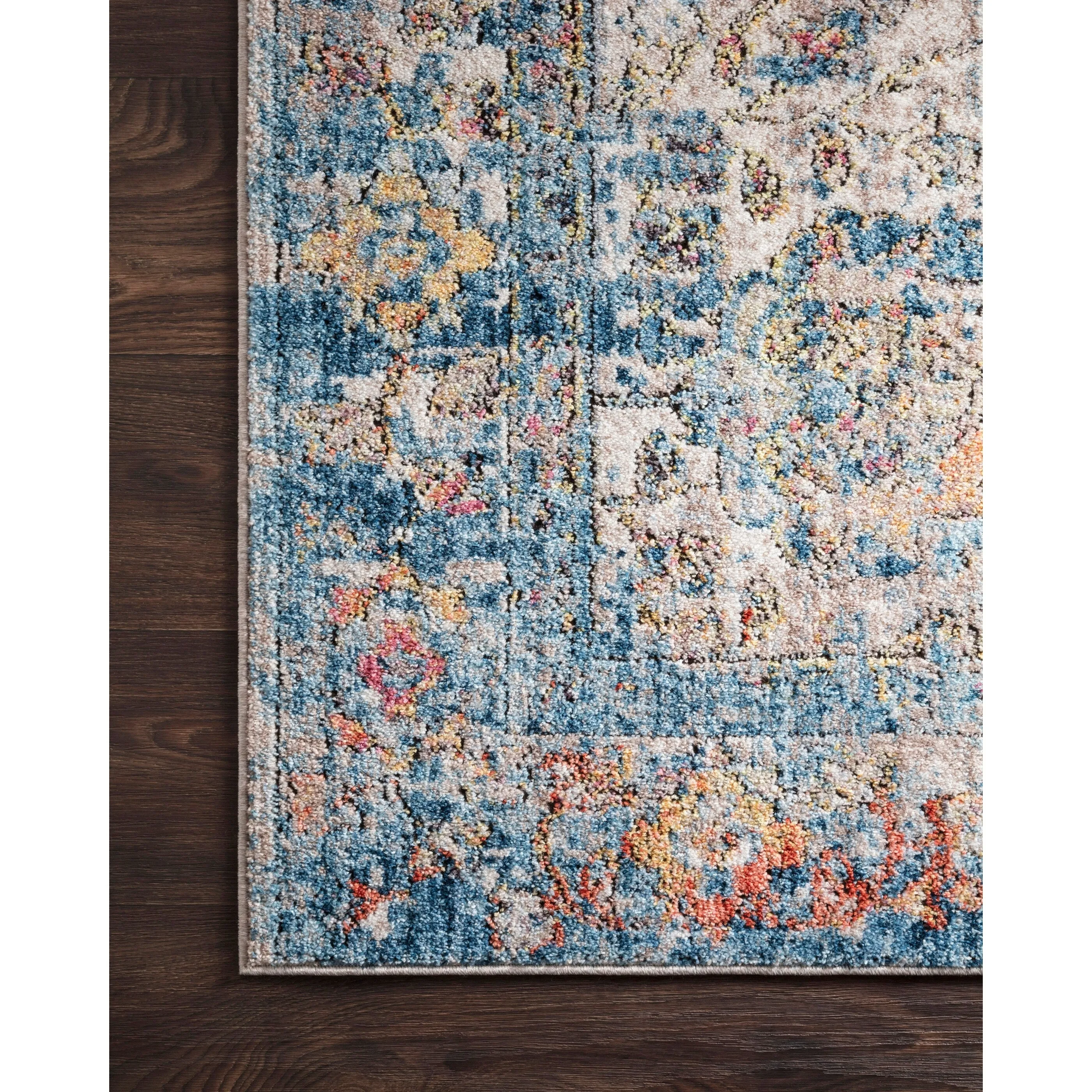 Alexander Home Athens Boho Abstract Ocean Distressed Area Rug