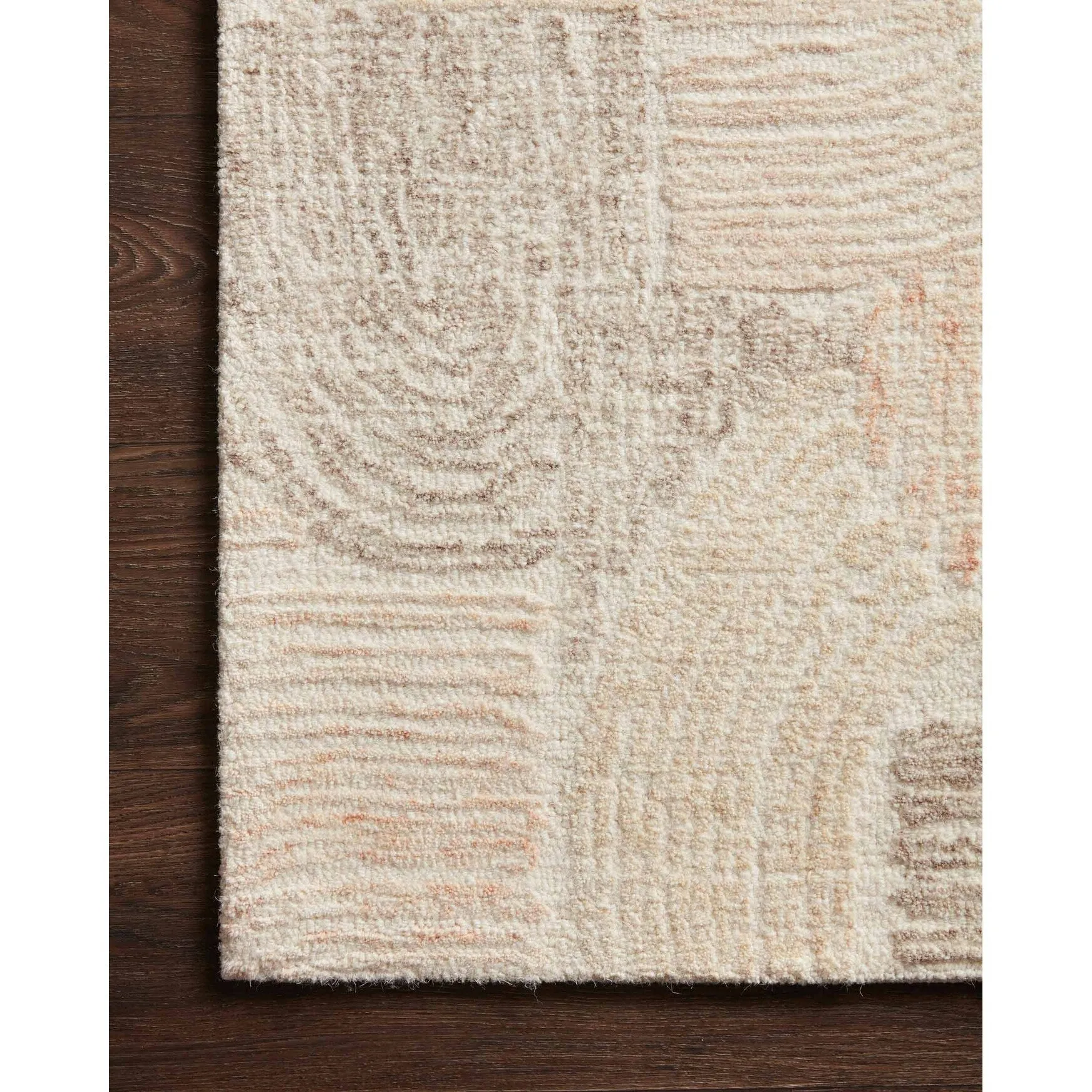 Alexander Home Aubrey Modern Abstract 100% Wool Area Rug
