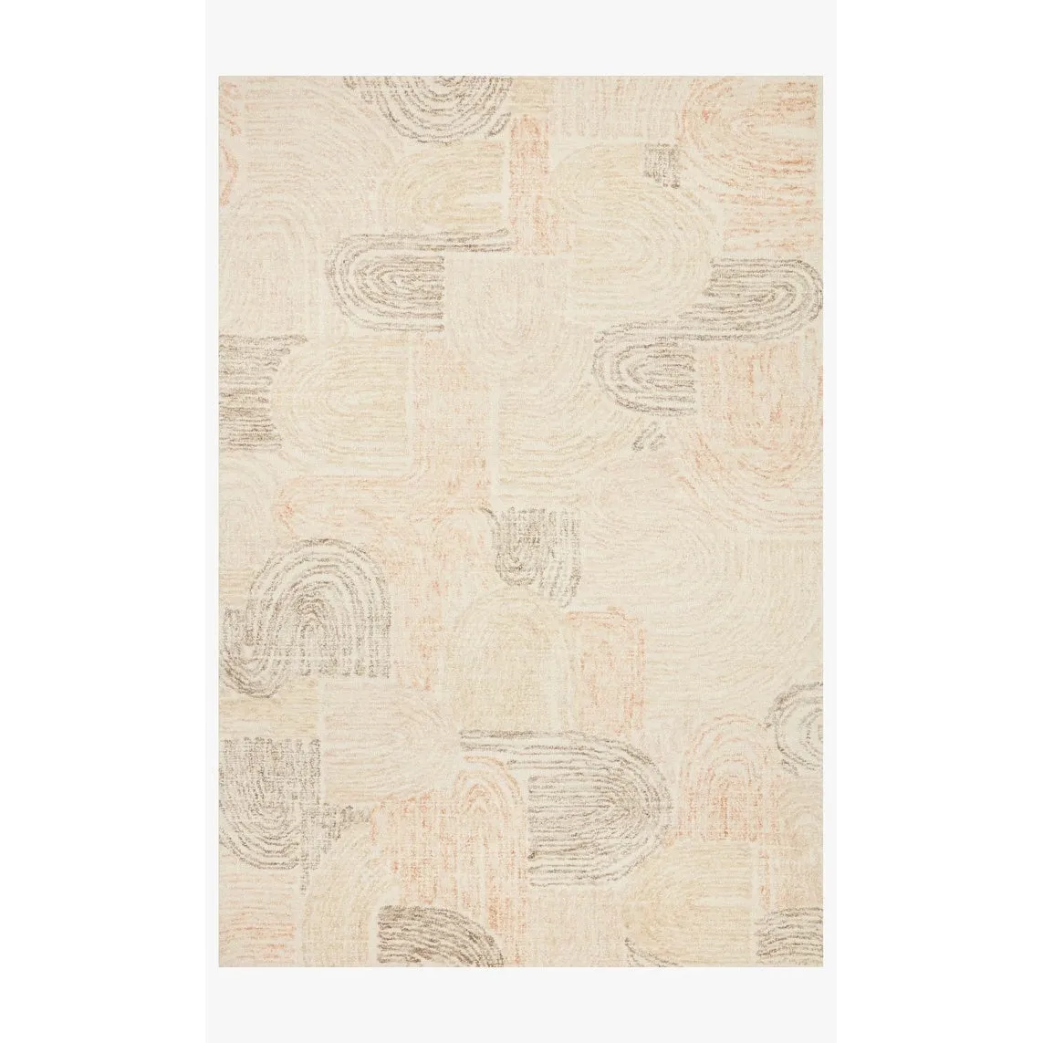Alexander Home Aubrey Modern Abstract 100% Wool Area Rug