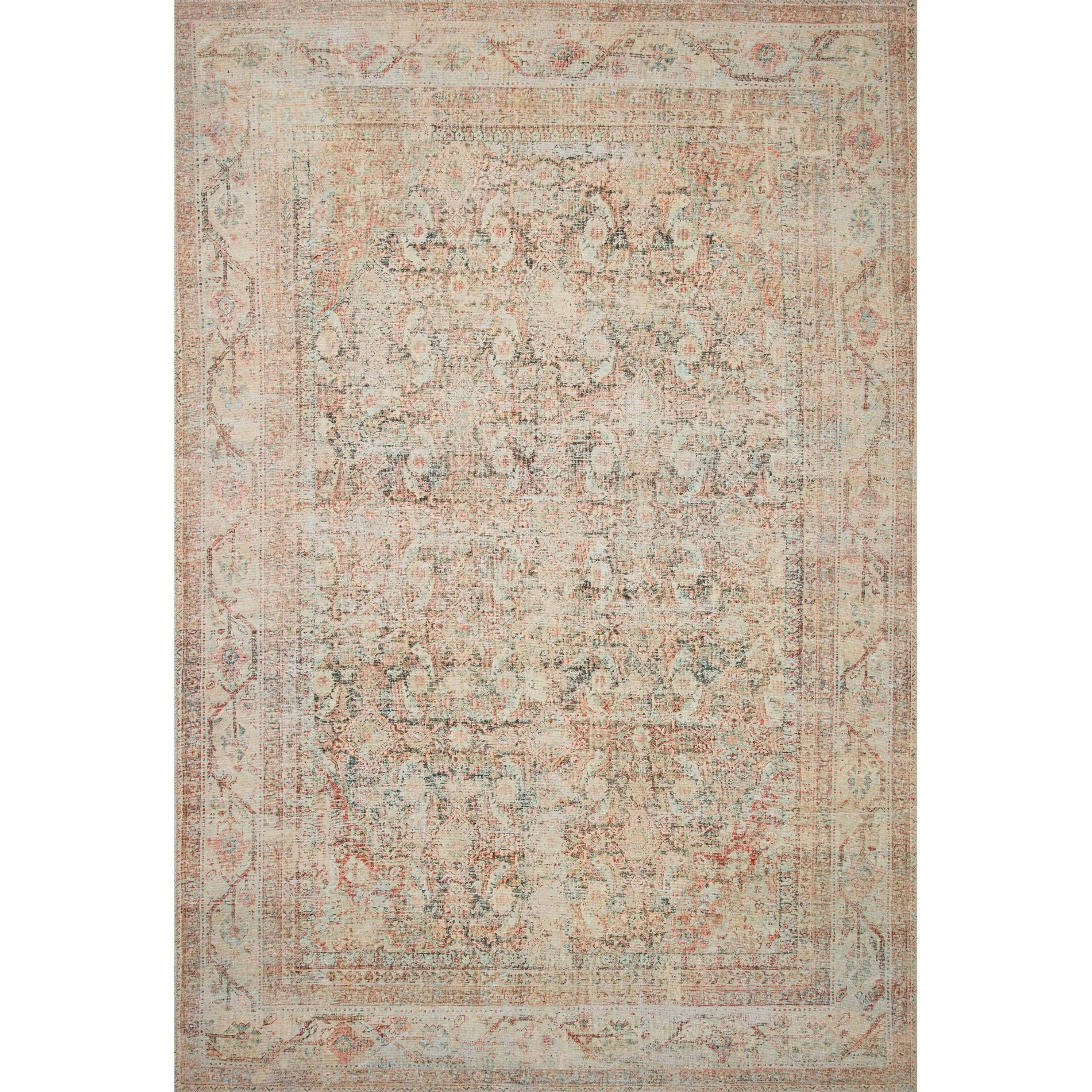 Alexander Home Bella Distressed Oriental Area Rug