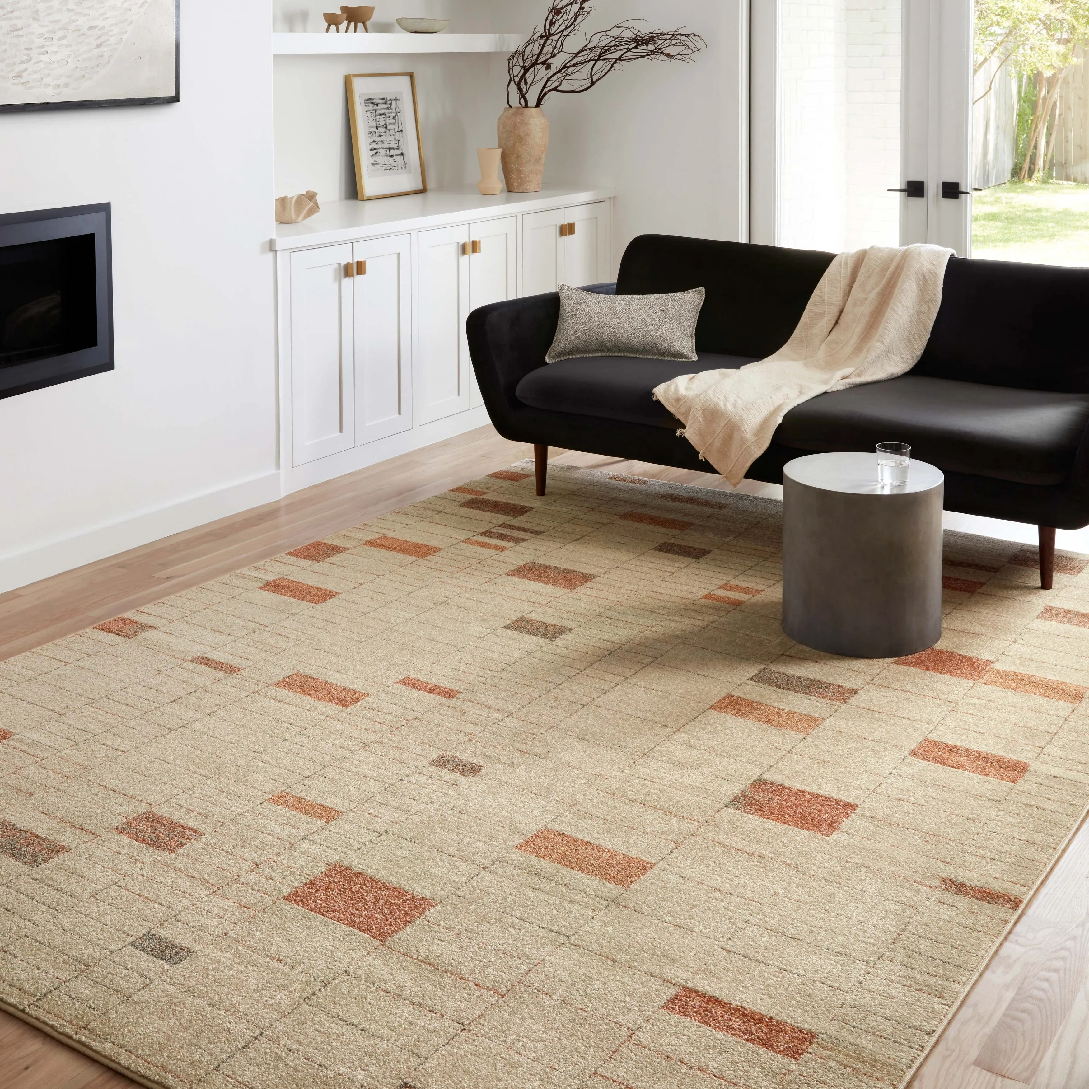 Alexander Home Bradford Mid Century Modern Area Rug