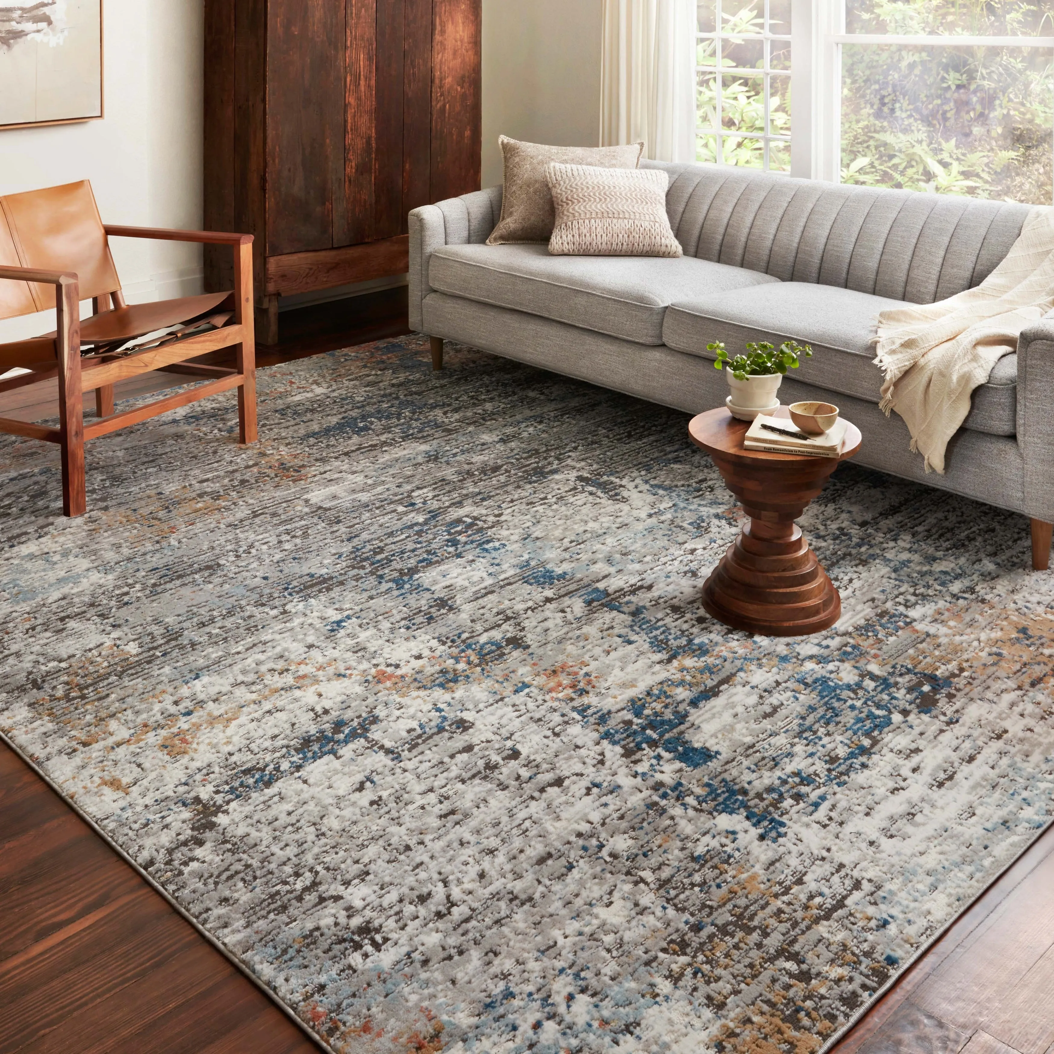 Alexander Home Charlotte Modern Watercolor Area Rug
