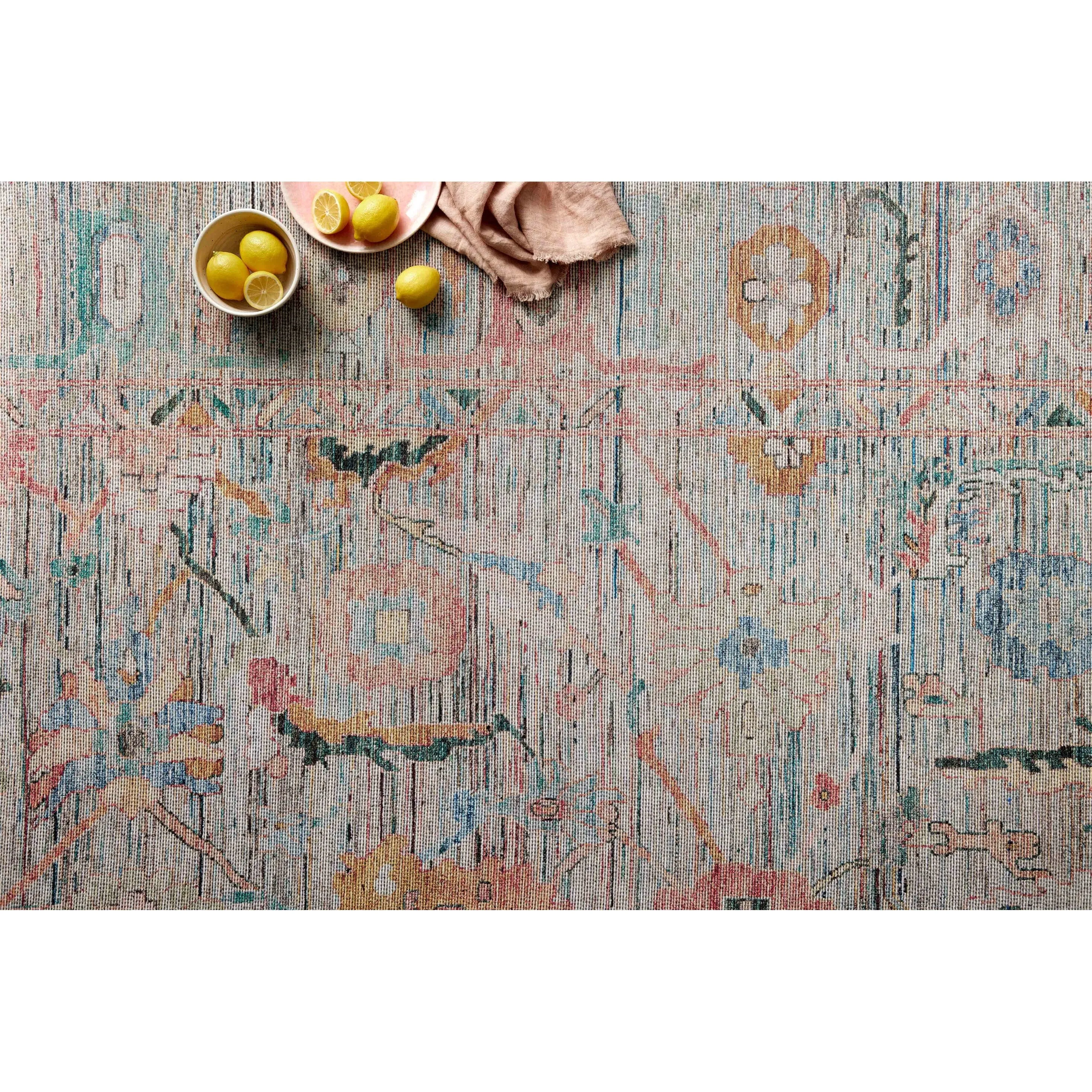 Alexander Home Ellie Boho Botanical Printed Area Rug