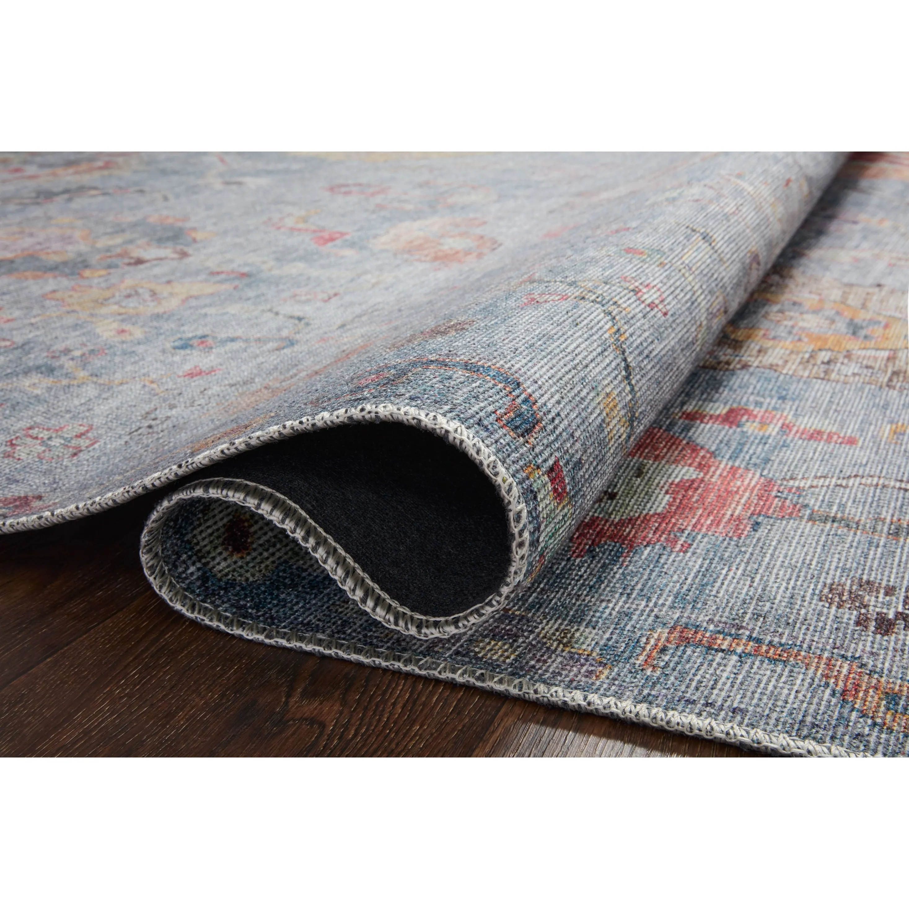 Alexander Home Ellie Shabby Chic Botanical Printed Area Rug