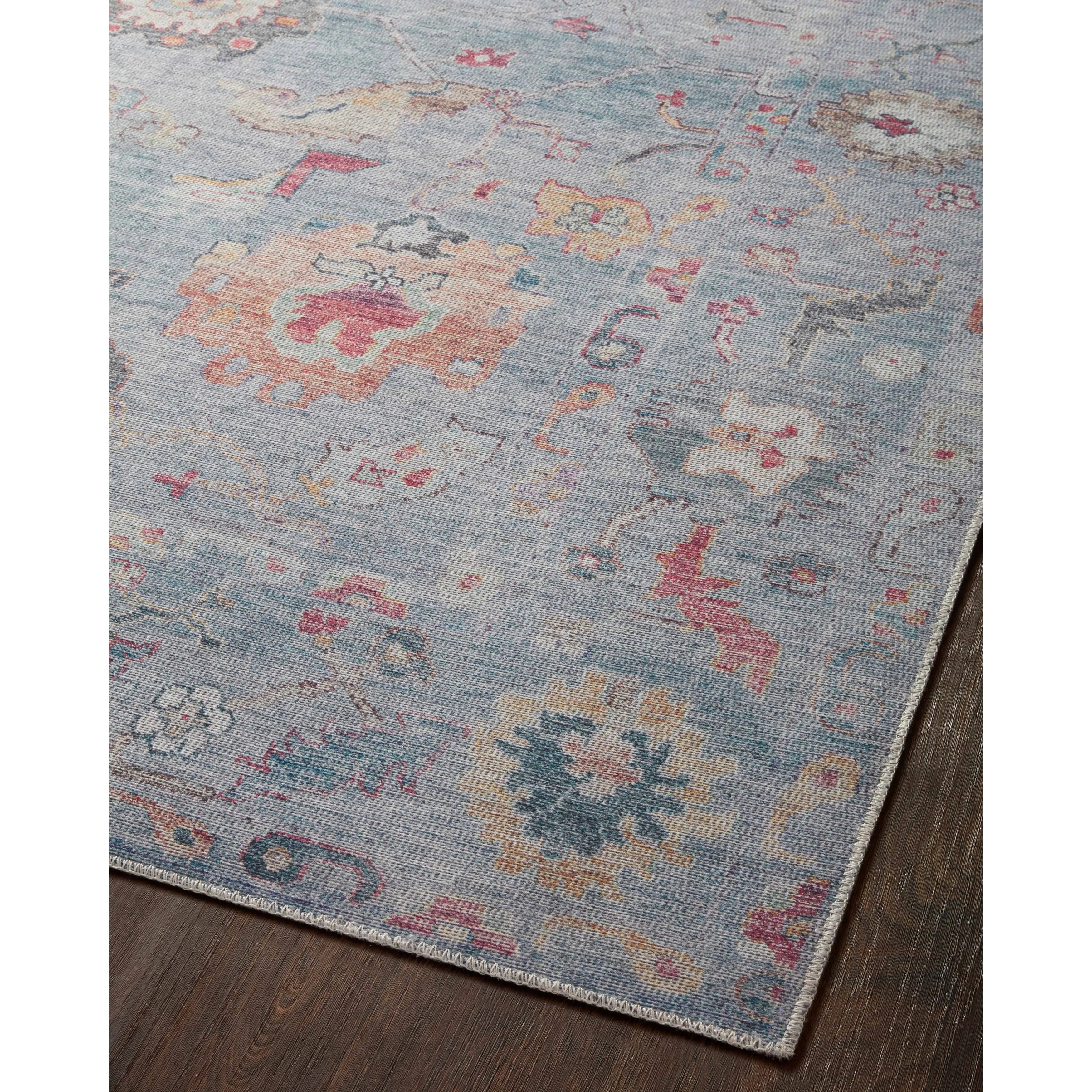Alexander Home Ellie Shabby Chic Botanical Printed Area Rug