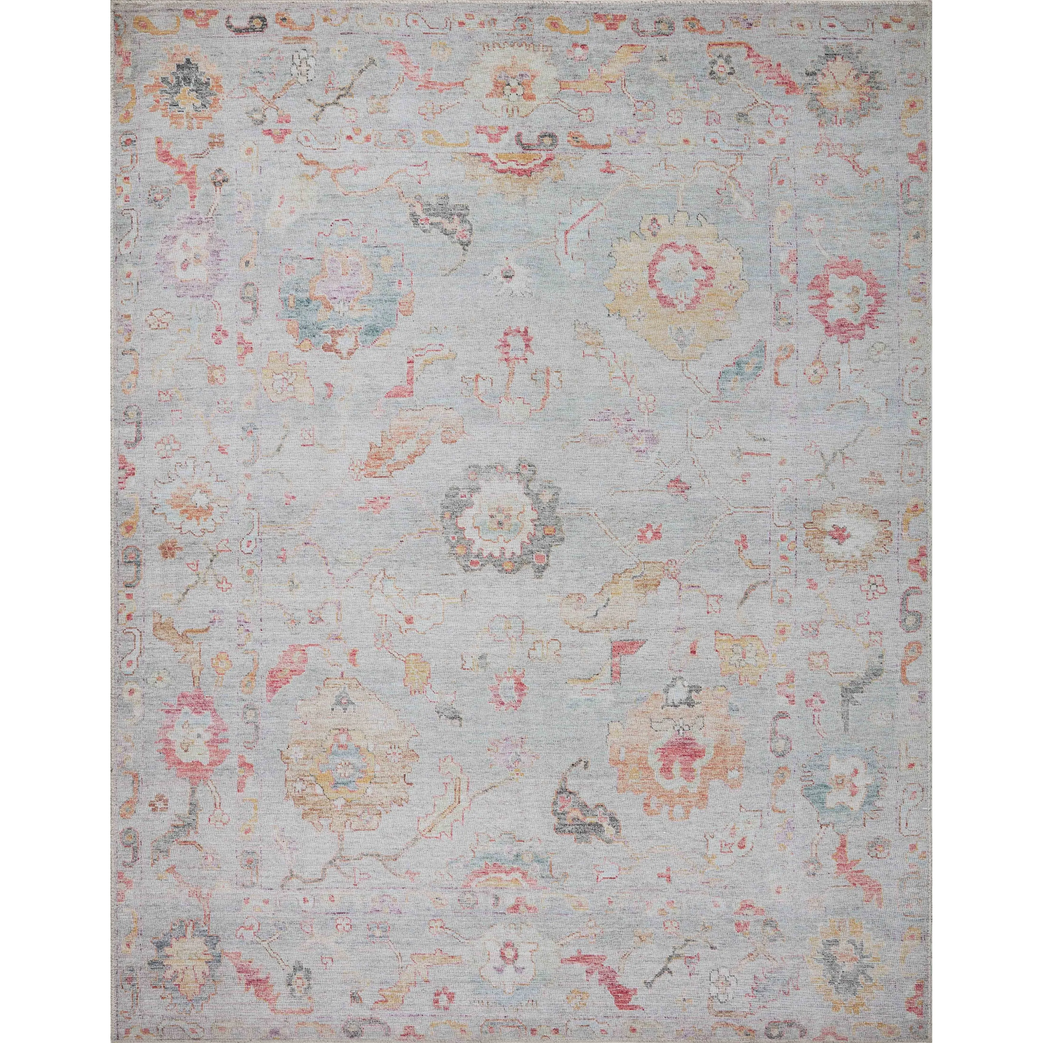 Alexander Home Ellie Shabby Chic Botanical Printed Area Rug