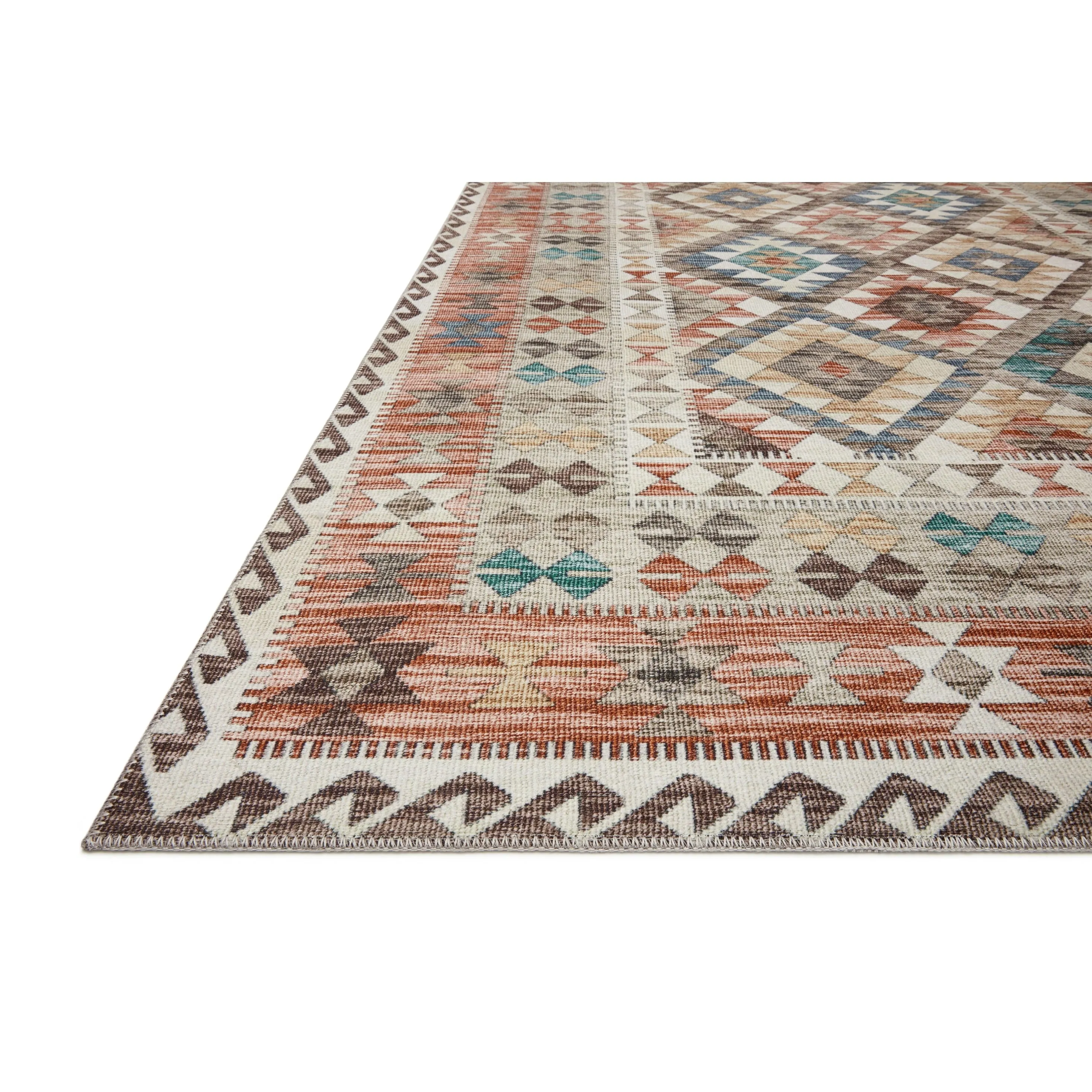 Alexander Home Escalante Southwestern Border Area Rug