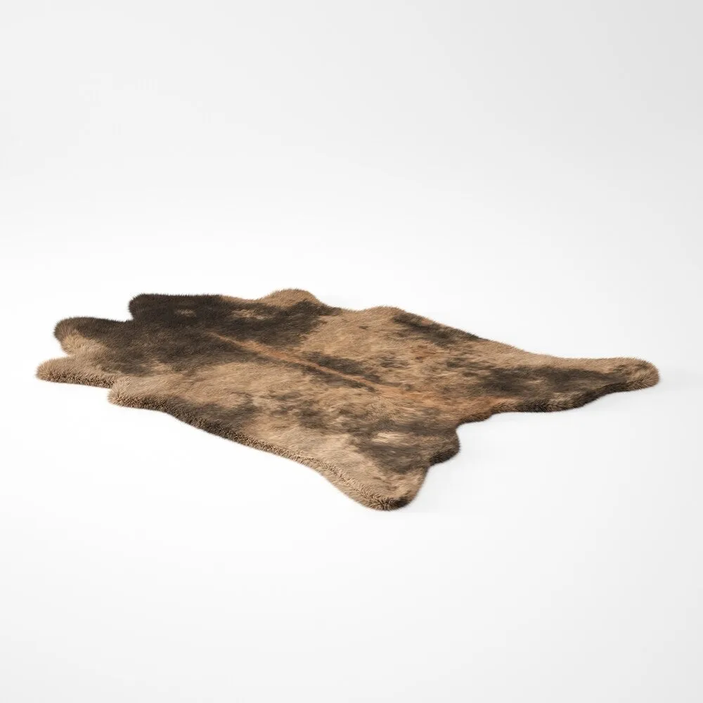 Alexander Home Faux Cowhide Area Rug