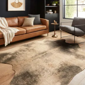 Alexander Home Faux Cowhide Area Rug