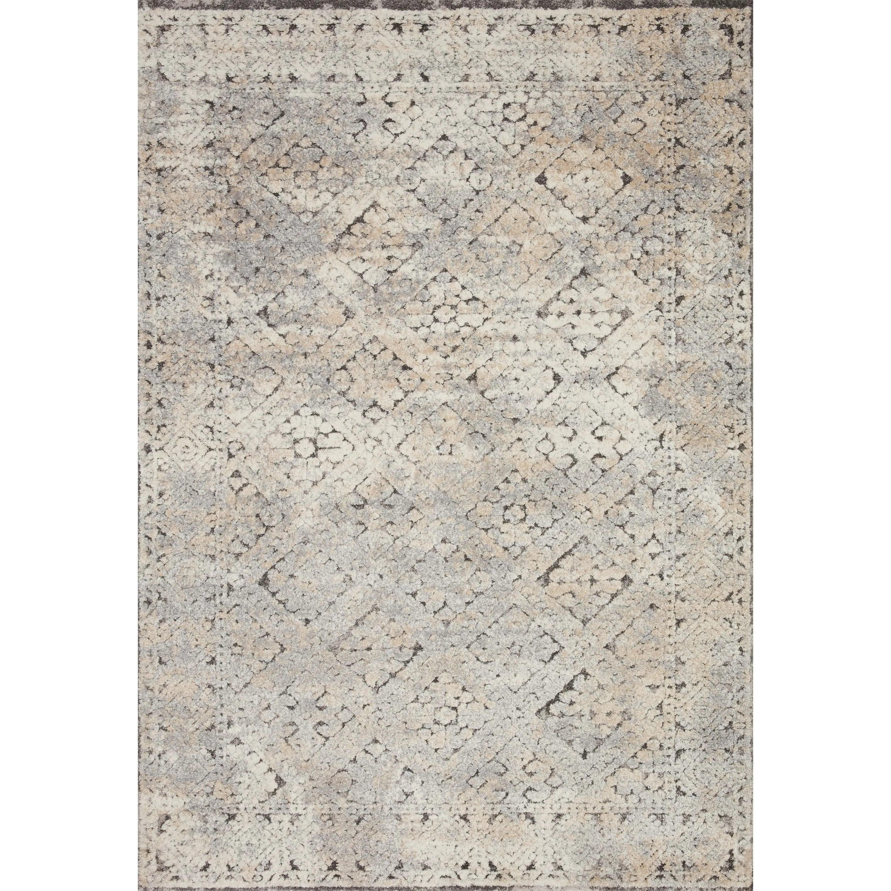 Alexander Home Giovanni Vintage Botanical Trellis Area Rug
