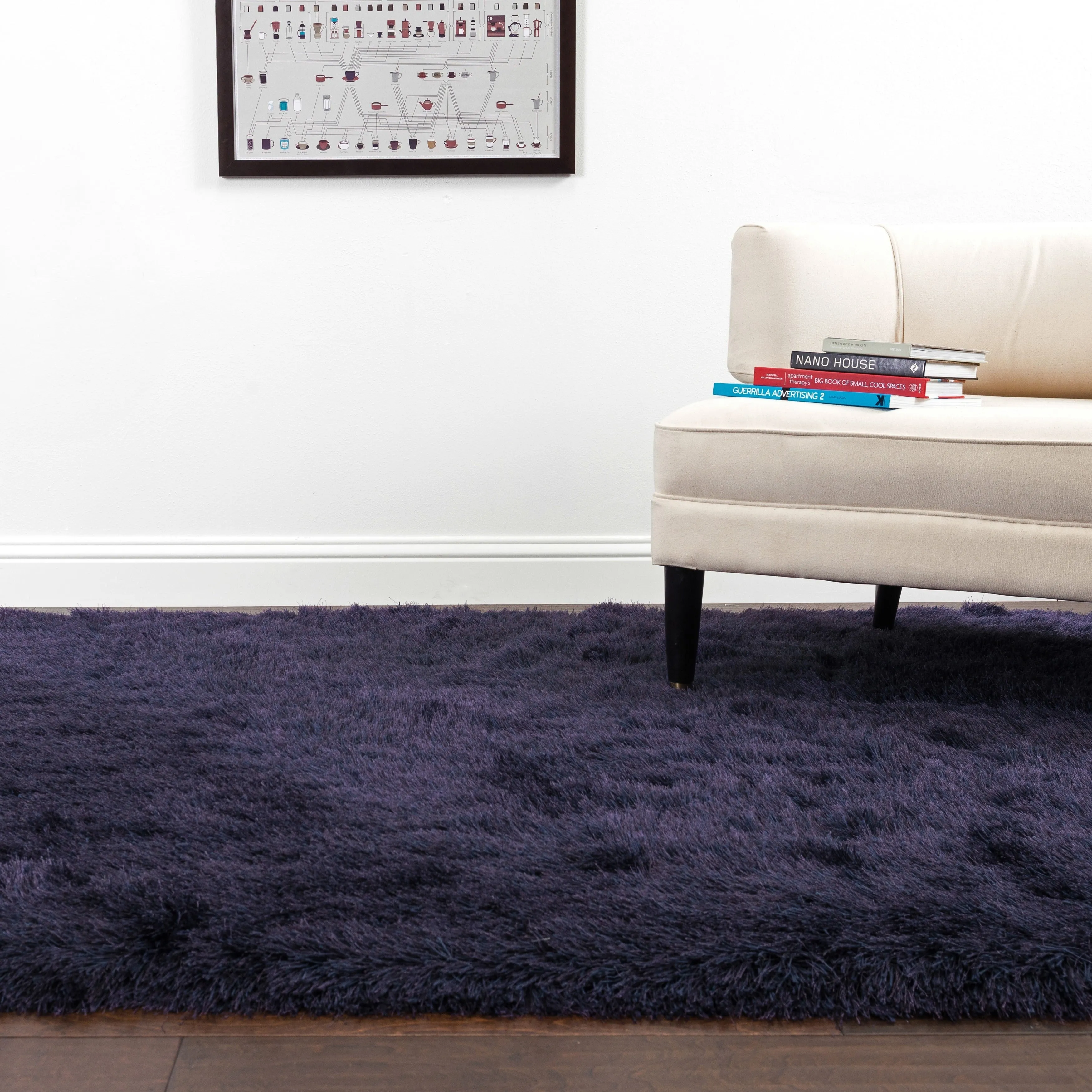 Alexander Home Hand-tufted Mid-century Area Shag Rug