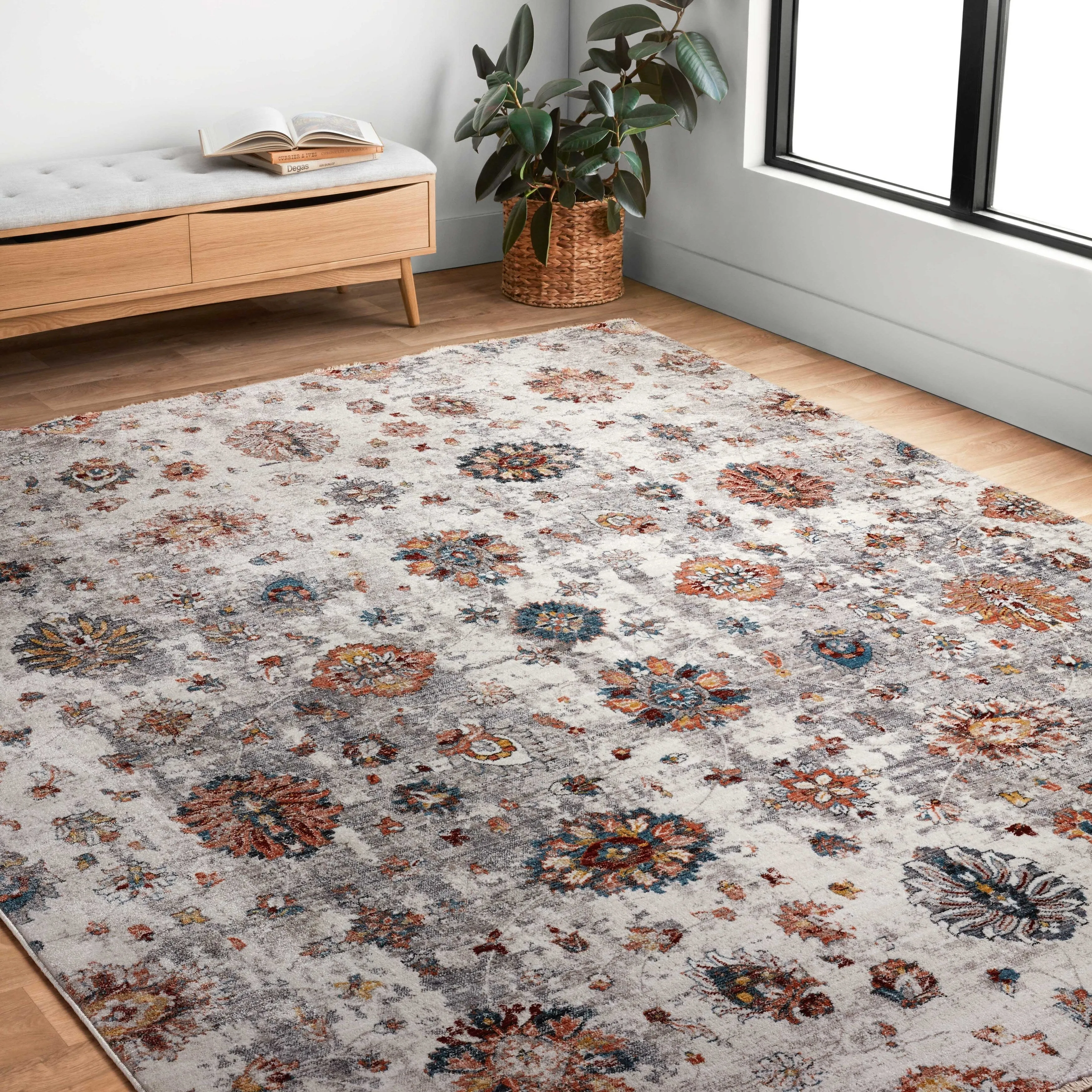 Alexander Home Hondo Floral and Botanical Persian Area Rug