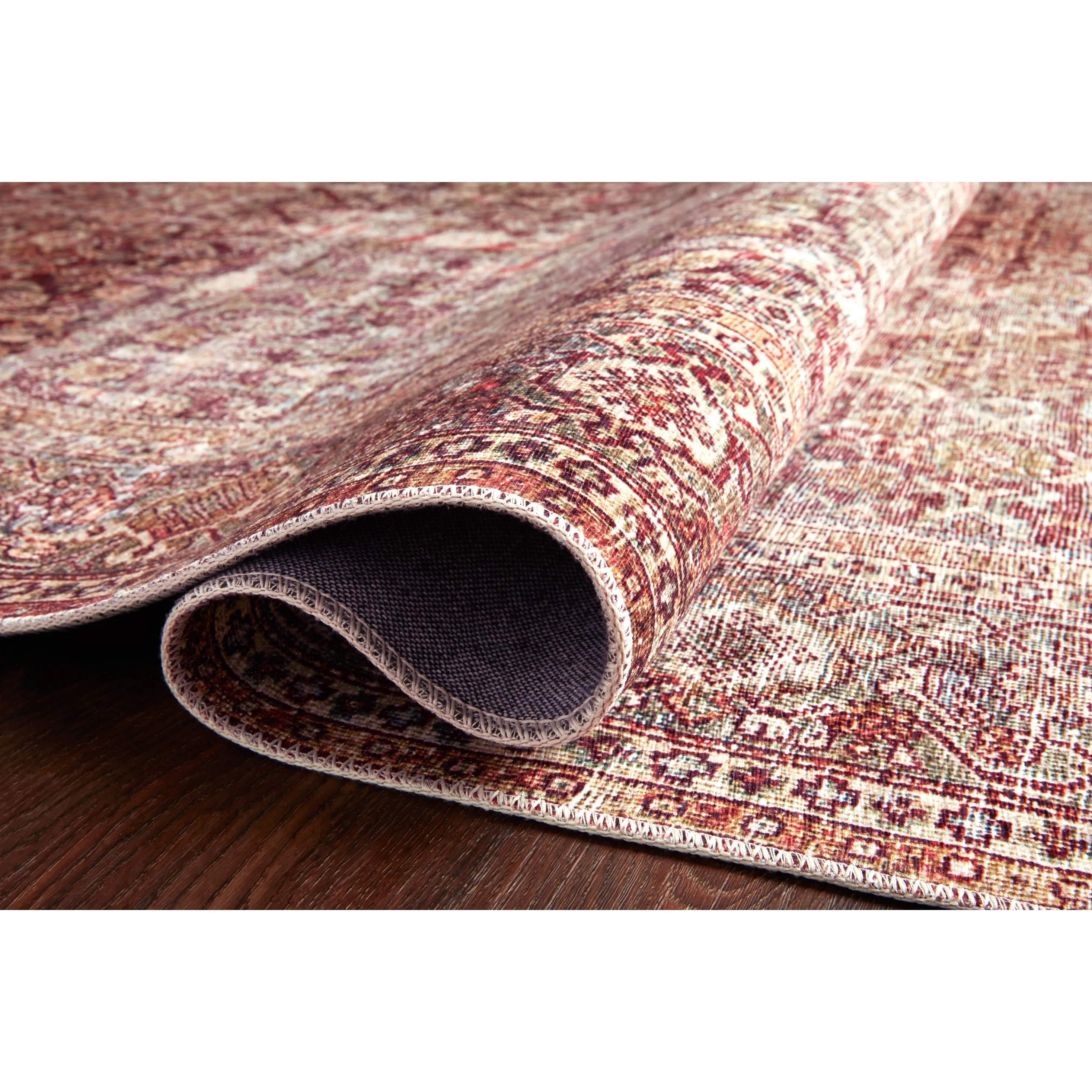 Alexander Home Isabelle Boho Vintage Distressed Printed Area Rug
