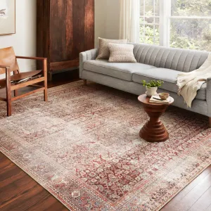Alexander Home Isabelle Boho Vintage Distressed Printed Area Rug