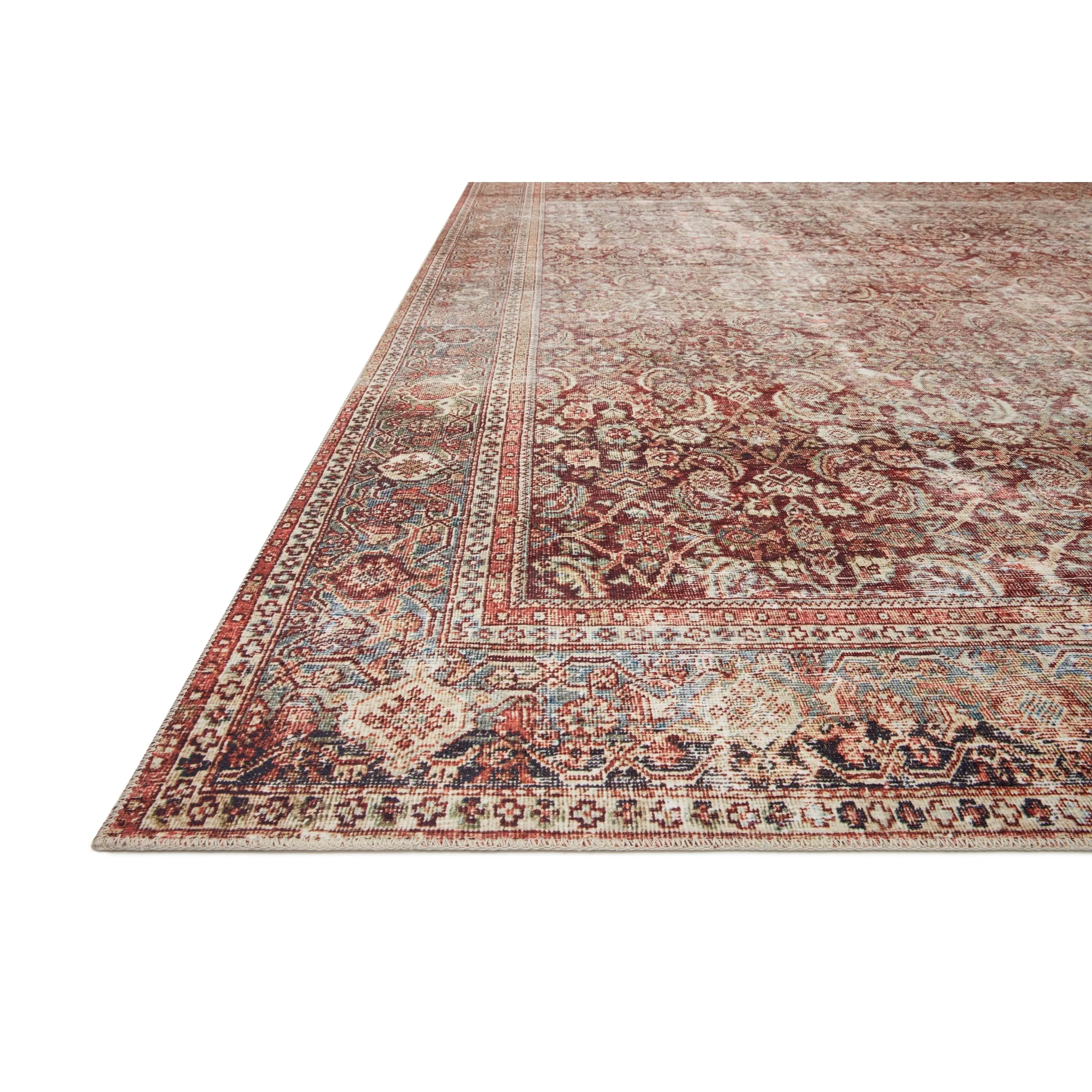 Alexander Home Isabelle Boho Vintage Distressed Printed Area Rug