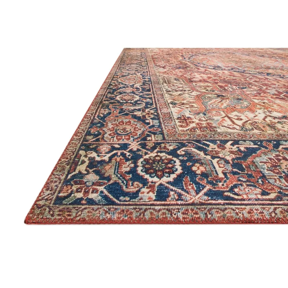 Alexander Home Isabelle Traditional Vintage Border Printed Area Rug