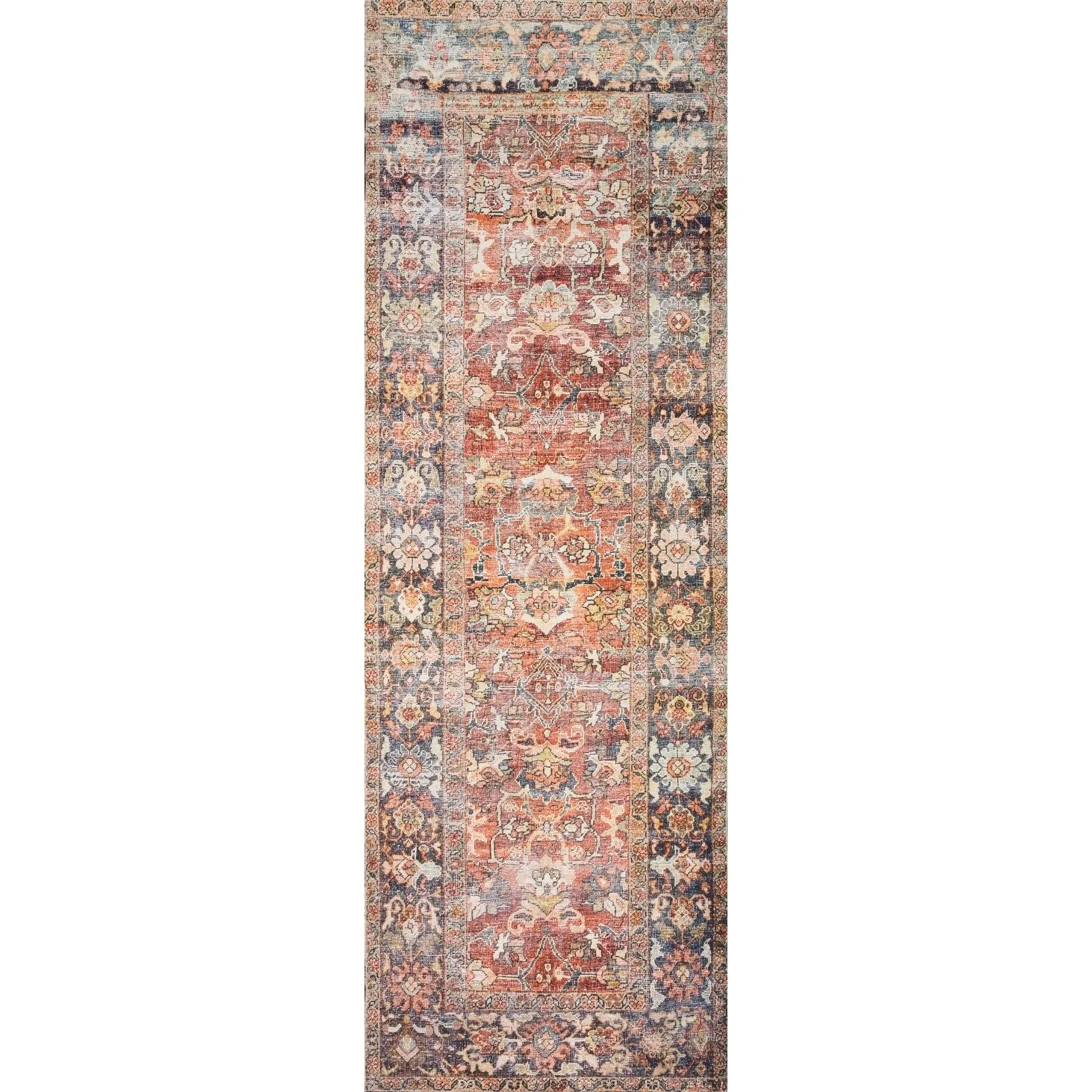 Alexander Home Isabelle Vintage Border Printed Area Rug