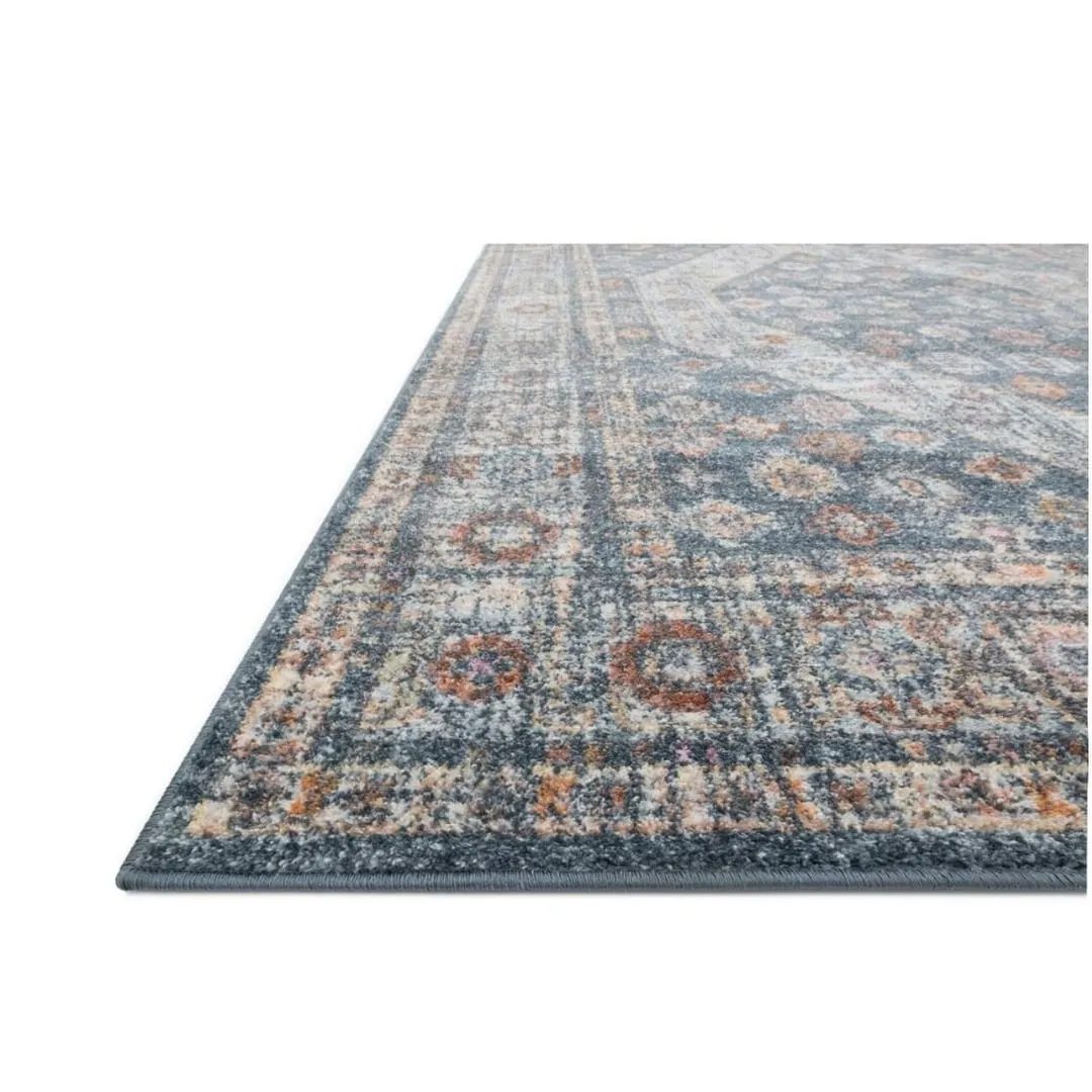 Alexander Home Jennifer Collection Bohemian Diamond Distressed Area Rug